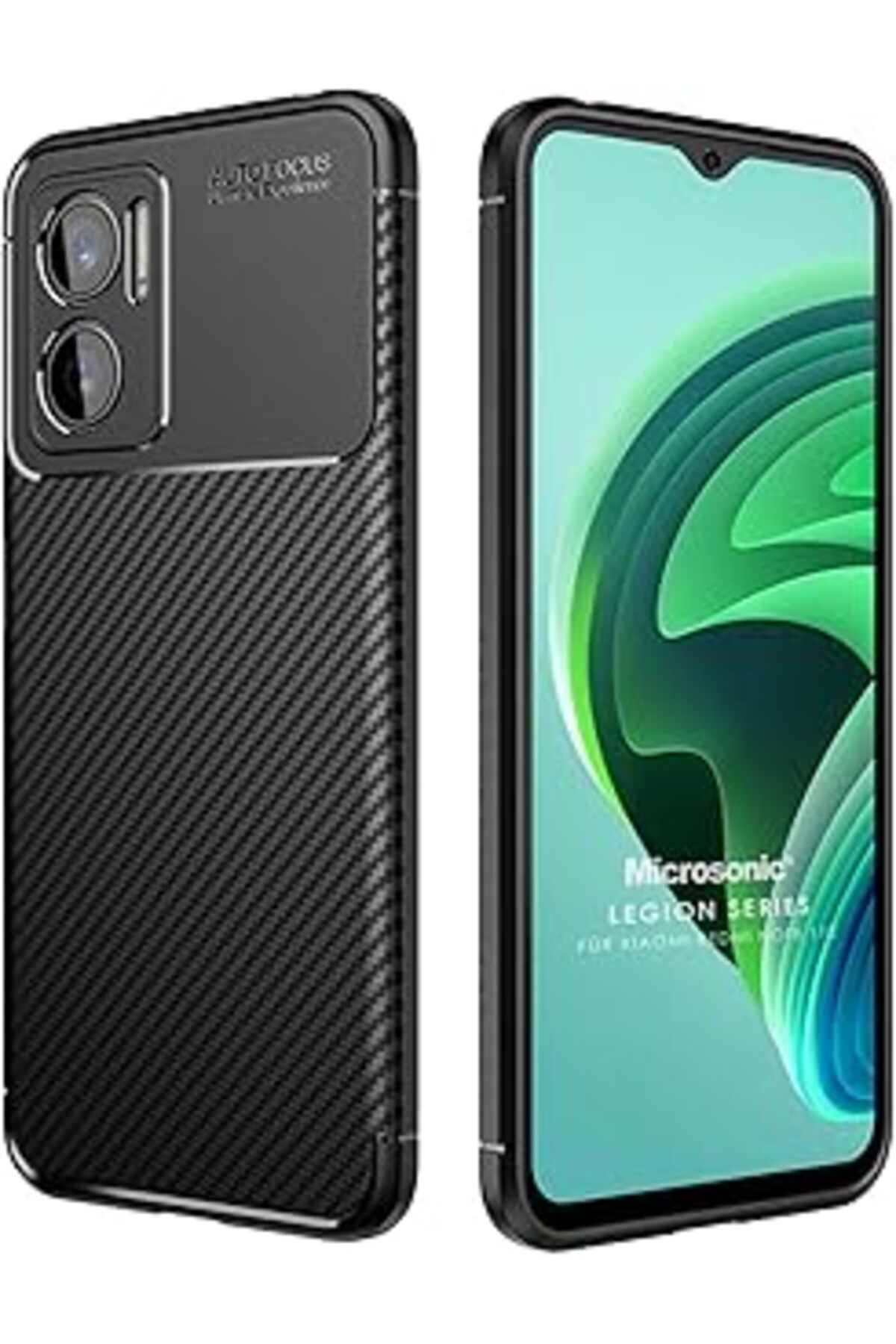 Pazarcan Microsonic Xiaomi Redmi Note 11E Için Kılıf Legion Series Siyah [Redmi Note 11E Ile Uyumlu Kılıf -