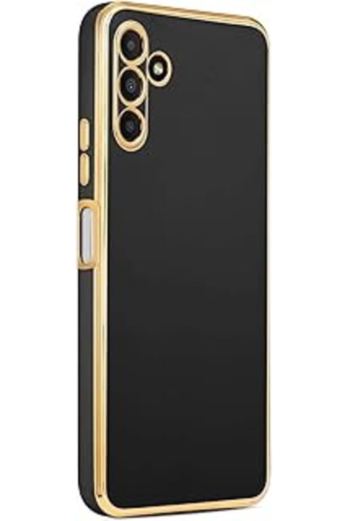 Pazarcan Microsonic Galaxy A13 5G Kılıf Olive Plated Siyah [Galaxy A13 5G Ile Uyumlu Kılıf - Siyah]