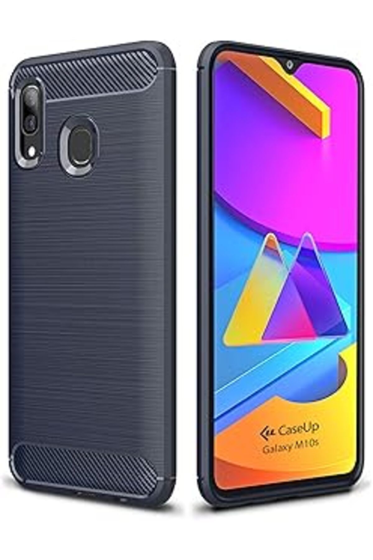 Pazarcan Caseup Samsung Galaxy M10S Uyumlu Kılıf, Caseup Room Silikon Lacivert