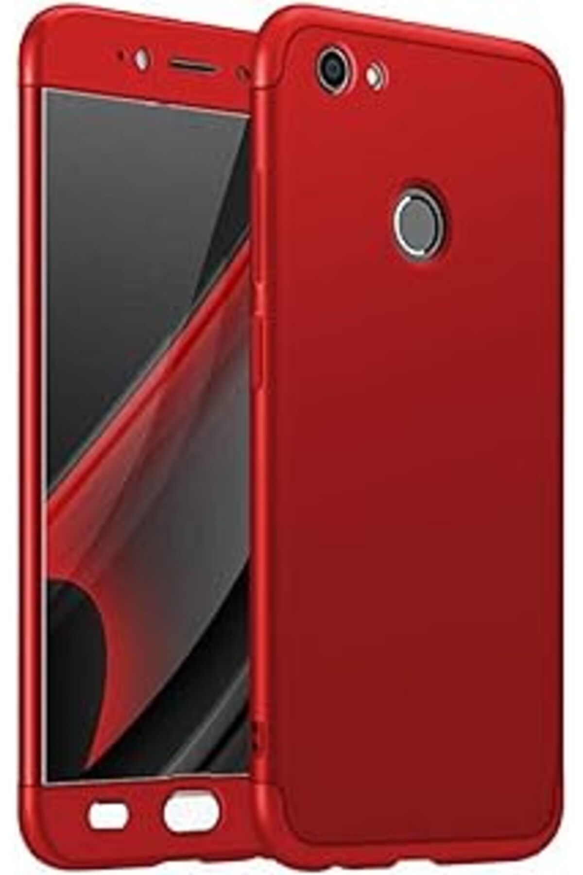 Pazarcan Microsonic Redmi Note 5A Prime Kılıf Double Dip 360 Protective Kırmızı [Redmi Note 5A Prime Ile Uyu