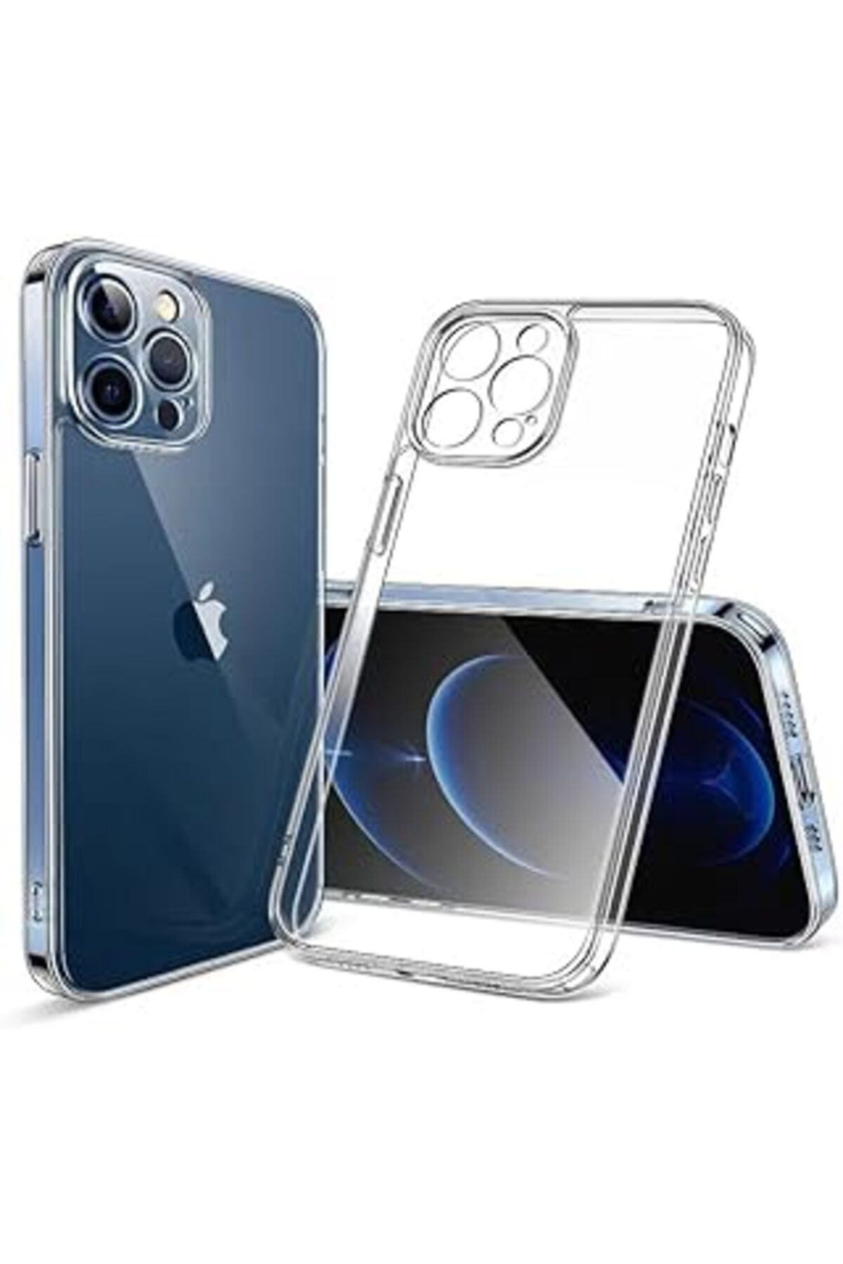 Pazarcan Iphone 16 Pro Uyumlu Kamera Korumalı Darbe Önleyici Ultra Slim Tpu Şeffaf Silikon Kılıf (Şeffaf, Ip