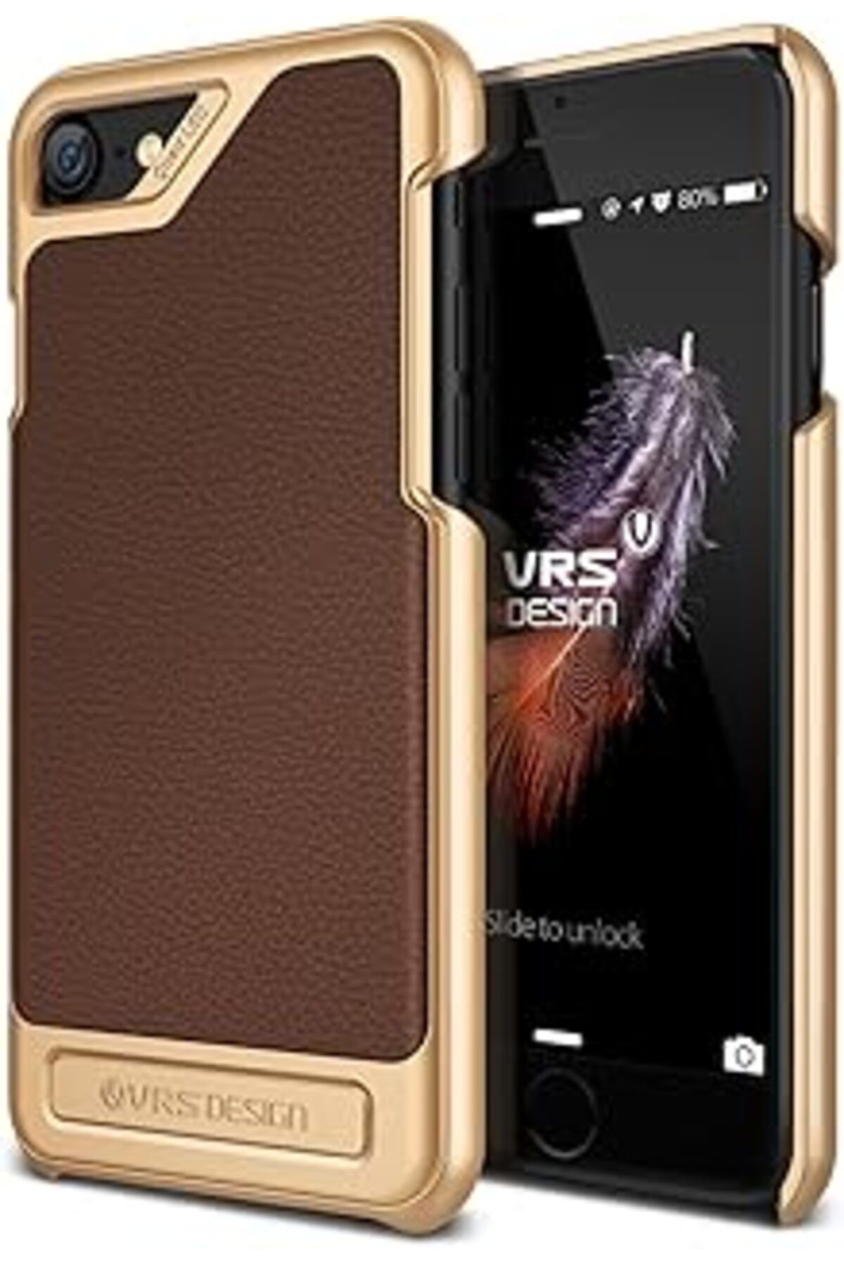 Pazarcan Vrs Design Vrs84384 Iphone 8/7 Simpli Mod Kılıf, Arka Kapak, Brown