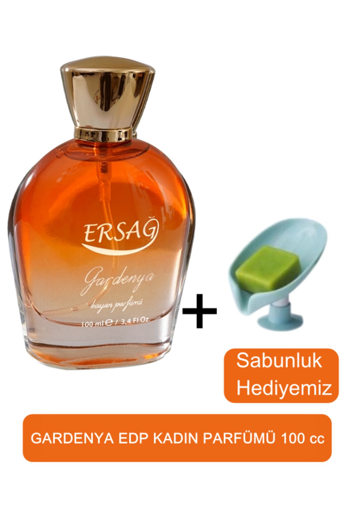 Ersağ Gardenya Kadın Parfüm 100cc - Sabunluk Hediyemiz 5014-07