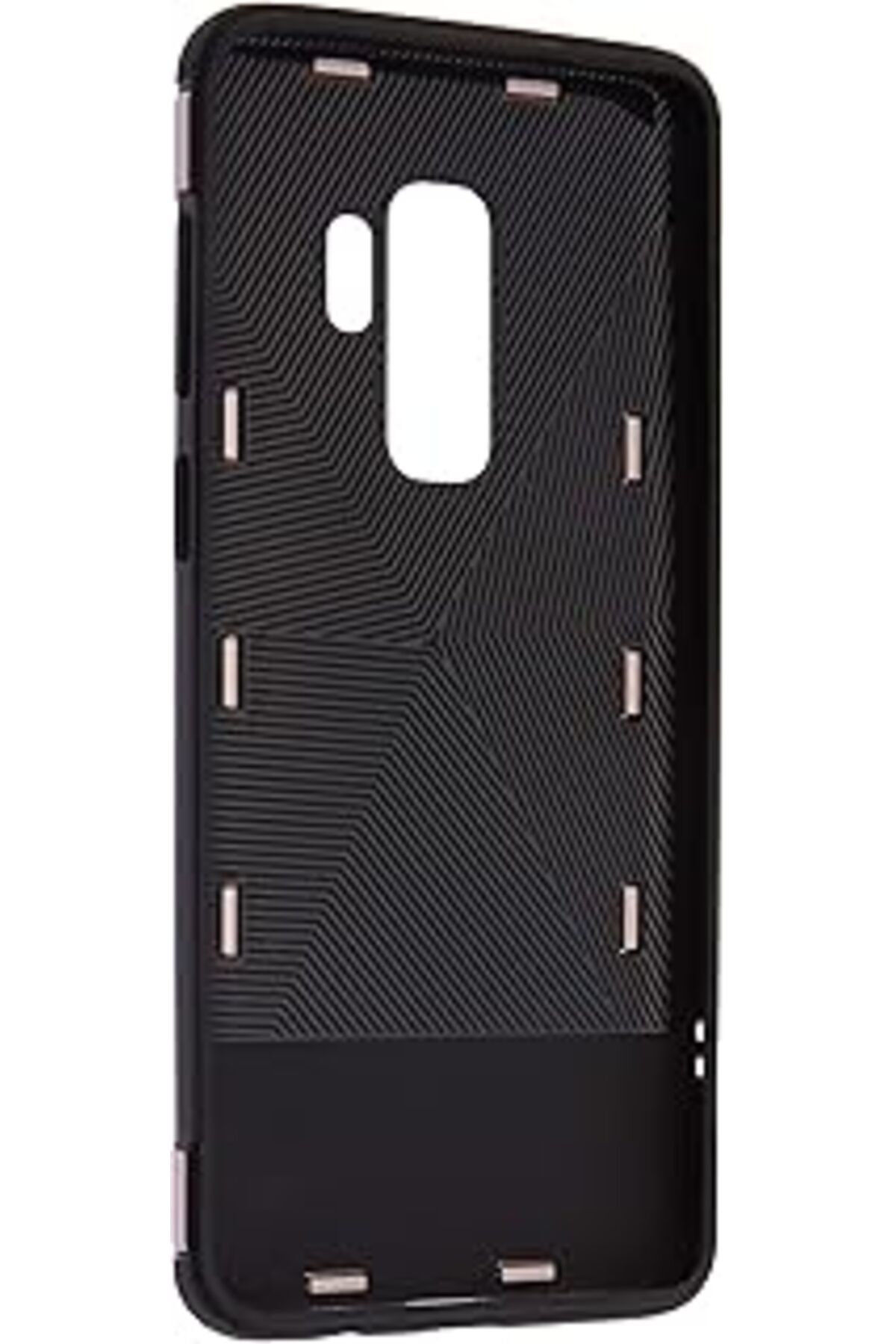 Pazarcan Zore Yuzuklu Verus S9 Plus Rose Gold Silikon Kapak