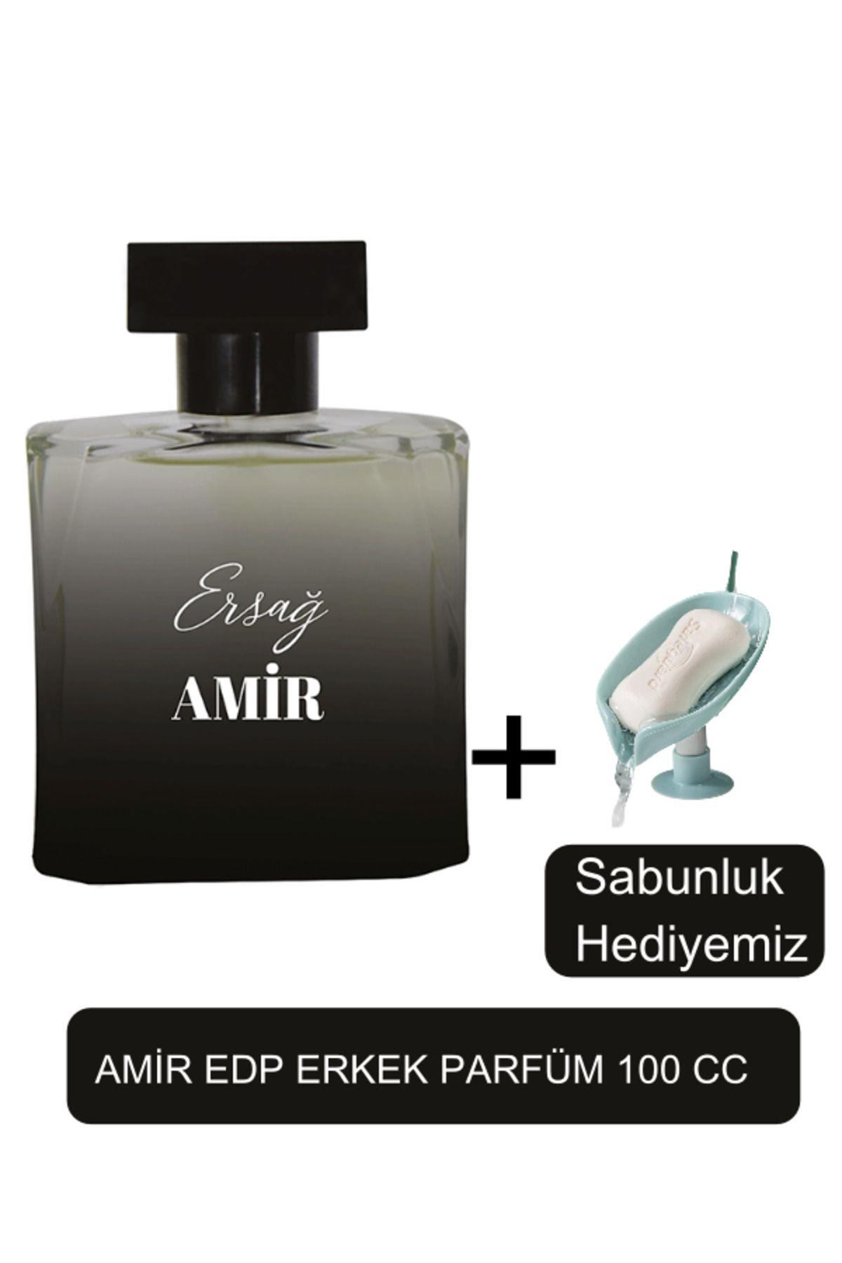Ersağ Amir Erkek Parfüm 100cc - Sabunluk Hediyemiz 1009-03