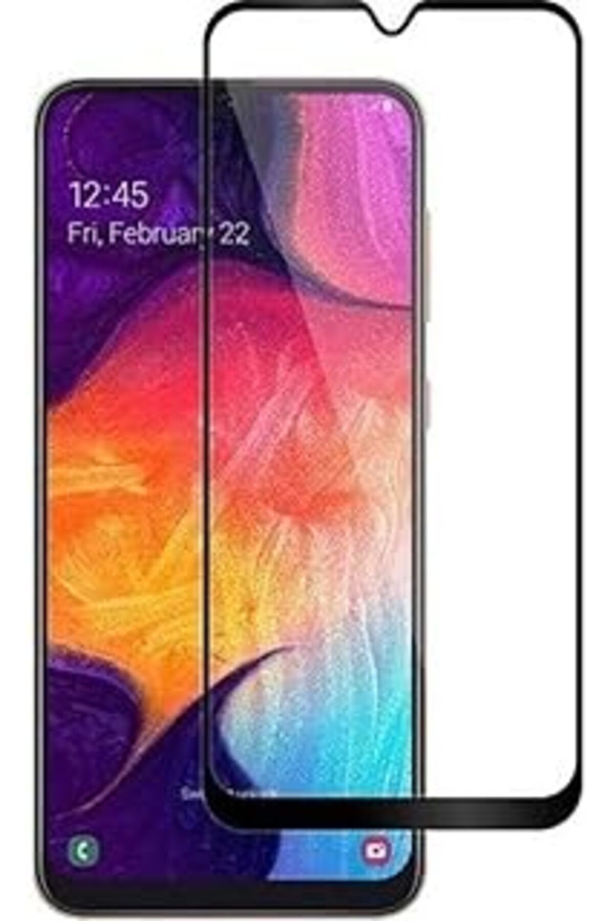 Pazarcan Kny Samsung Galaxy Note 10 Için Kılıf, Silikon Kenarlı Buzlu Sert Volks Kapak, Kırmızı