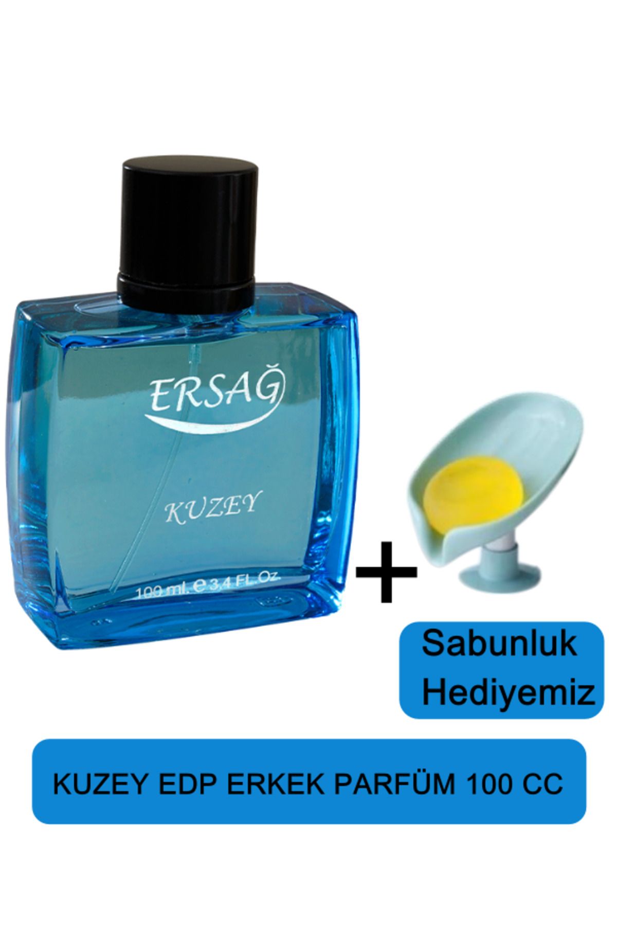 Ersağ Kuzey Erkek Parfüm 100cc - Sabunluk Hediyemiz 1002-08