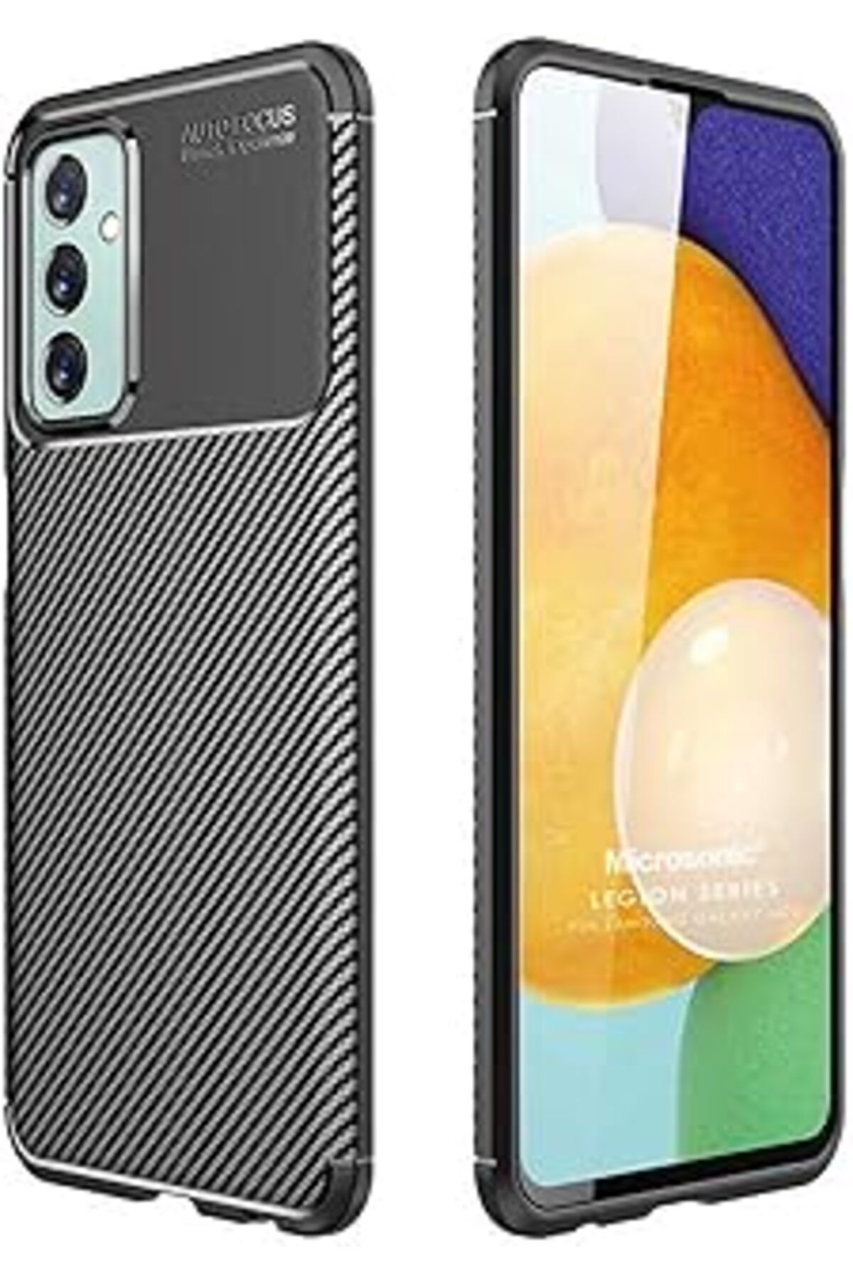 Qedii Microsonic Samsung Galaxy M13 Için Kılıf Legion Series Siyah [Galaxy M13 Ile Uyumlu Kılıf - Siyah]