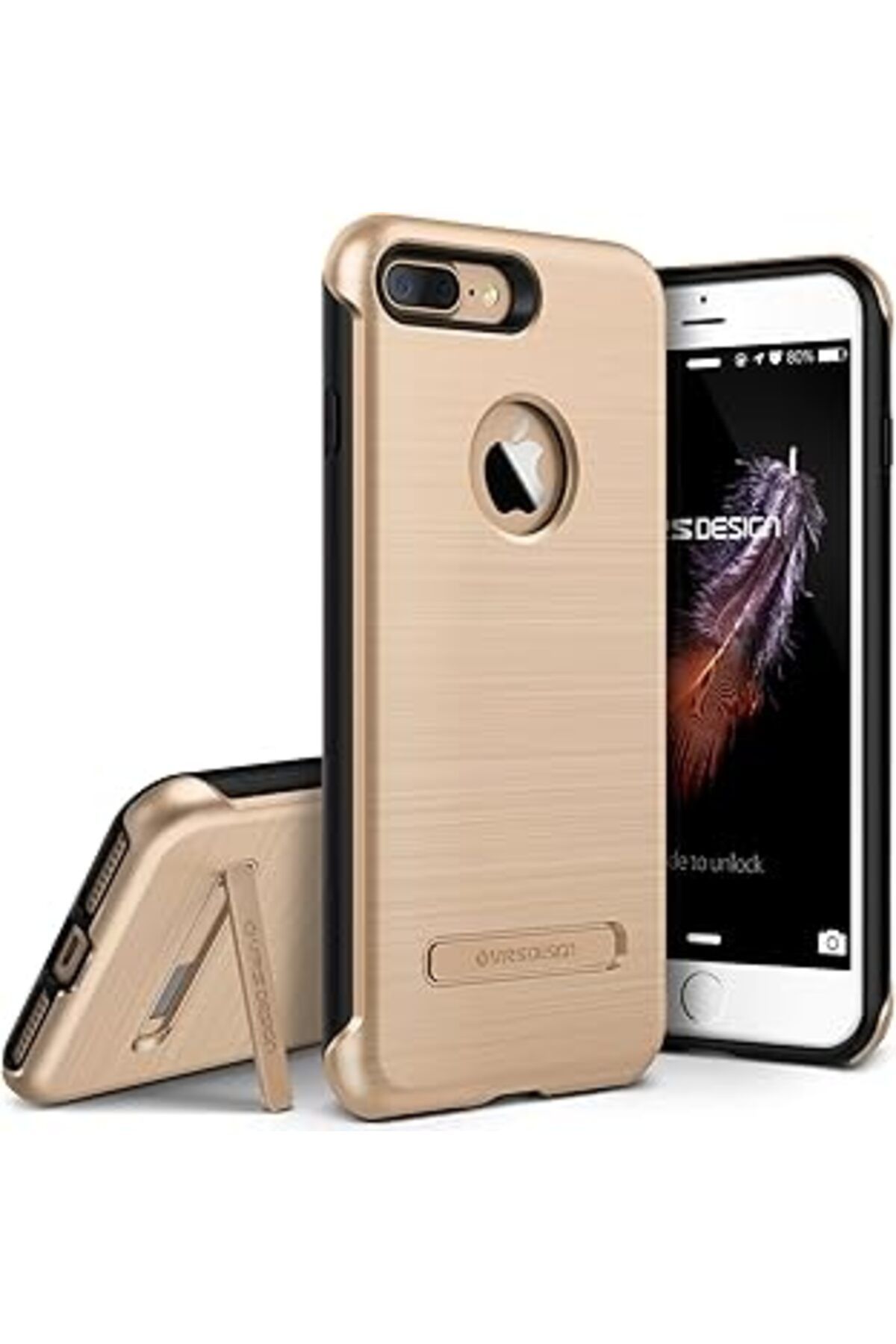 Pazarcan Vrs Design Vrs83073 Vrs Iphone 7 Plus Duo Guard Kılıf, Shine Gold