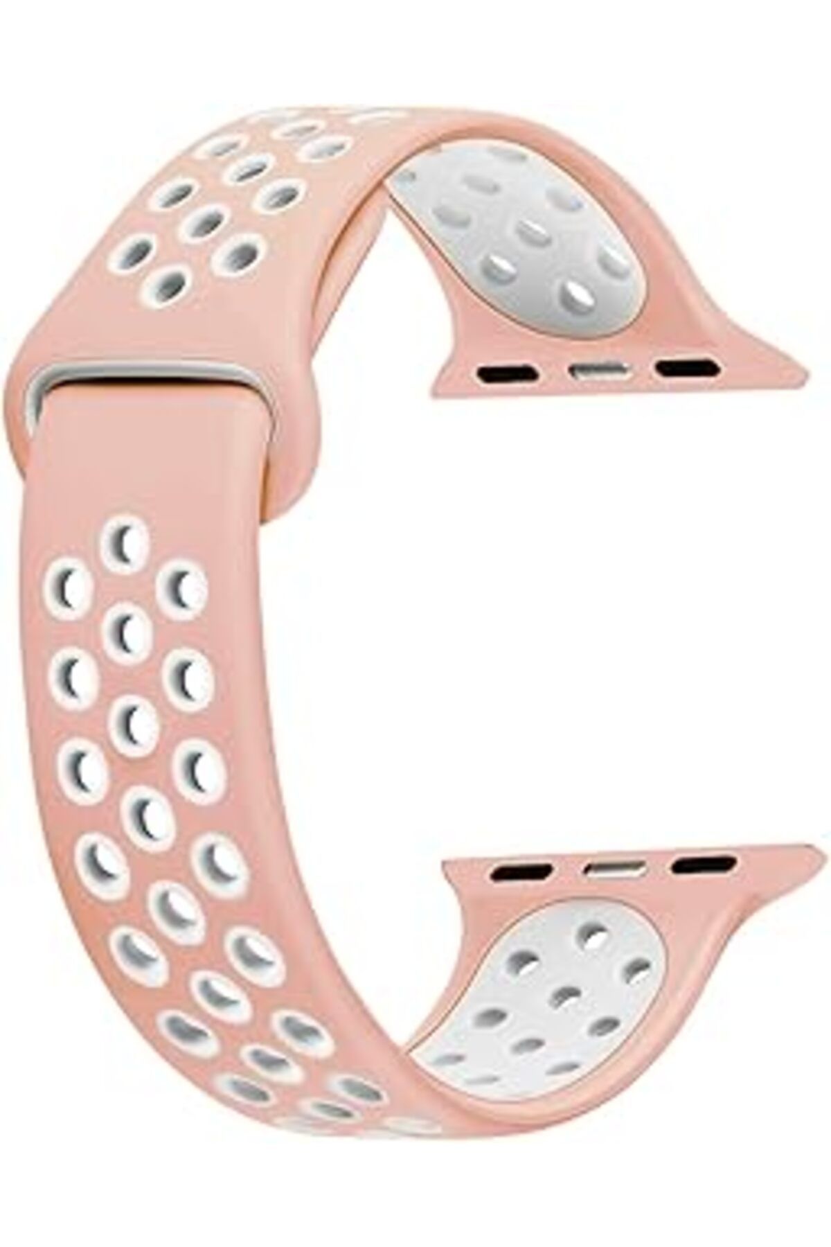 Karachil Watch 2 42Mm, Caseup Silicone Sport Band Pudra Pembesi Uyumlu