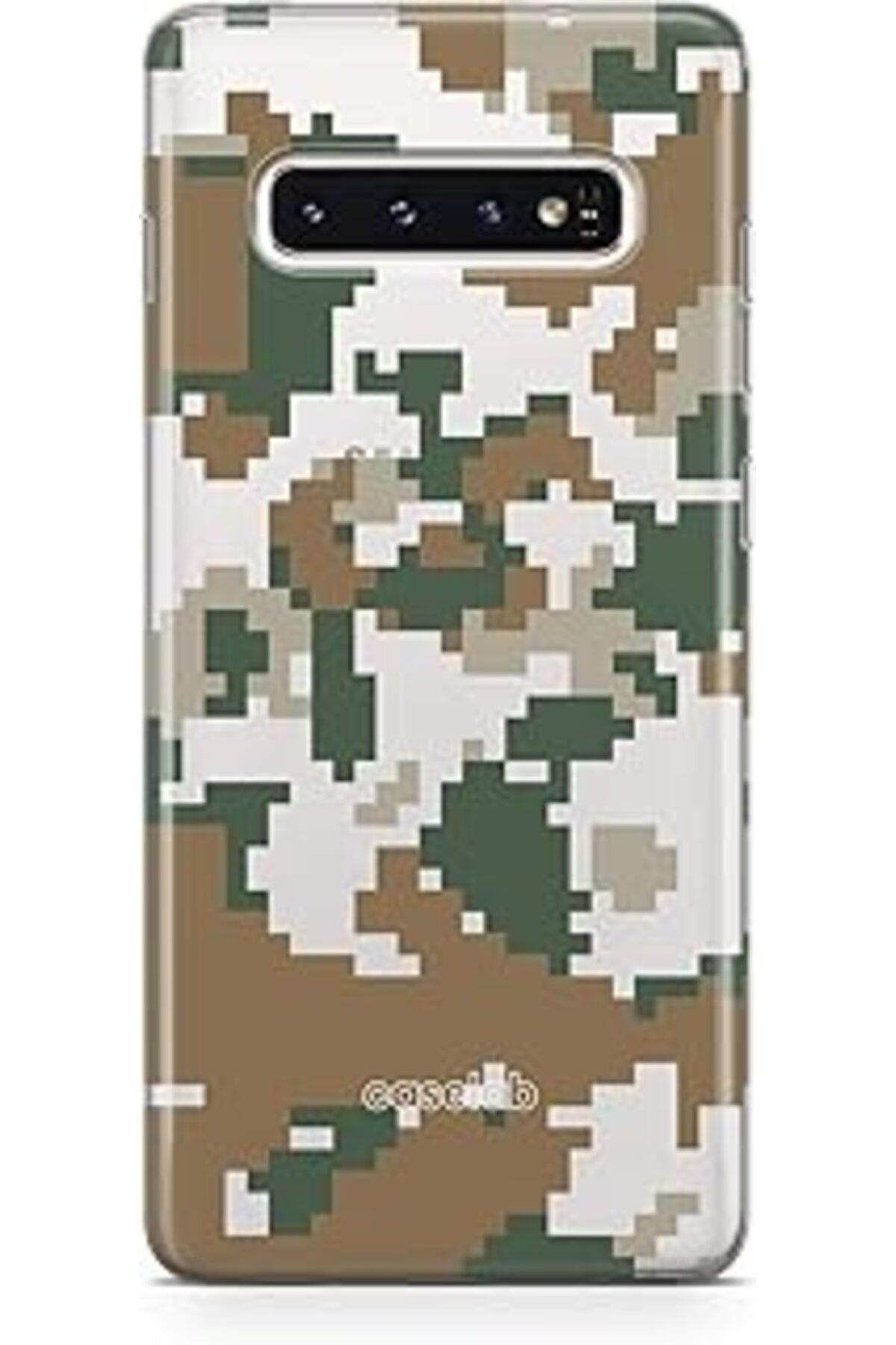 Pazarcan Caseslab S10 Şeffaf Telefon Kılıfı - Camouflage Classic