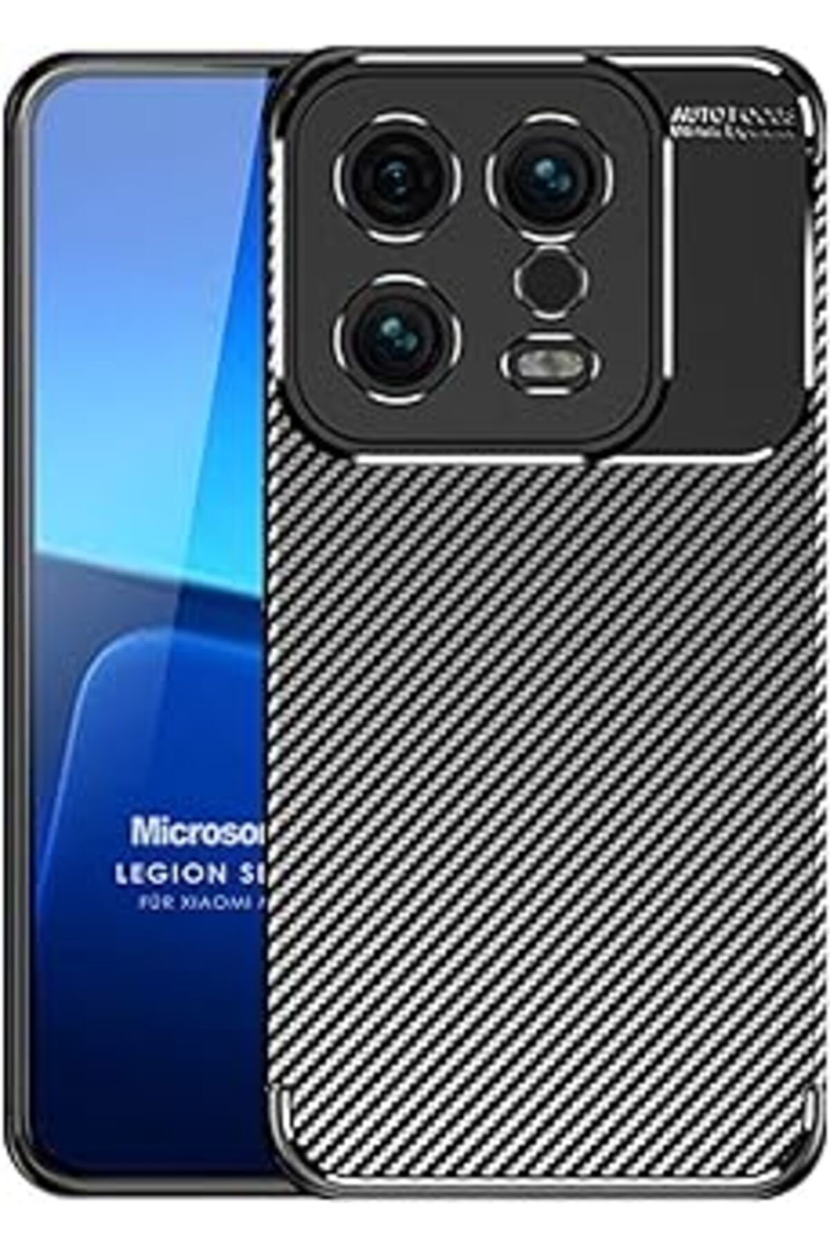 Karachil Microsonic Xiaomi Mi 13 Için Kılıf Legion Series Siyah [Mi 13 Ile Uyumlu Kılıf - Siyah]
