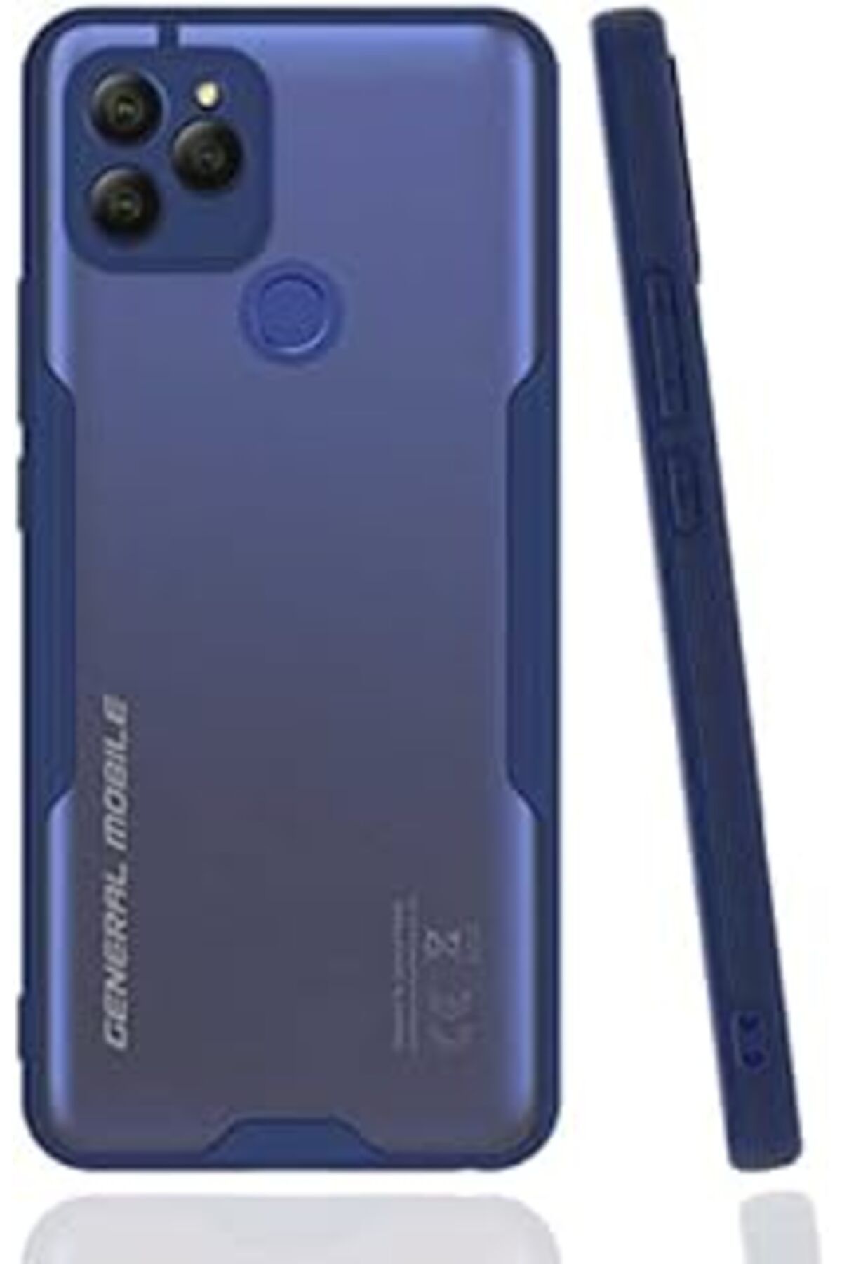 Pazarcan Nevarium General Mobile Gm 21 Uyumlu Kılıf Mat Kamera Korumalı Silikon Platin