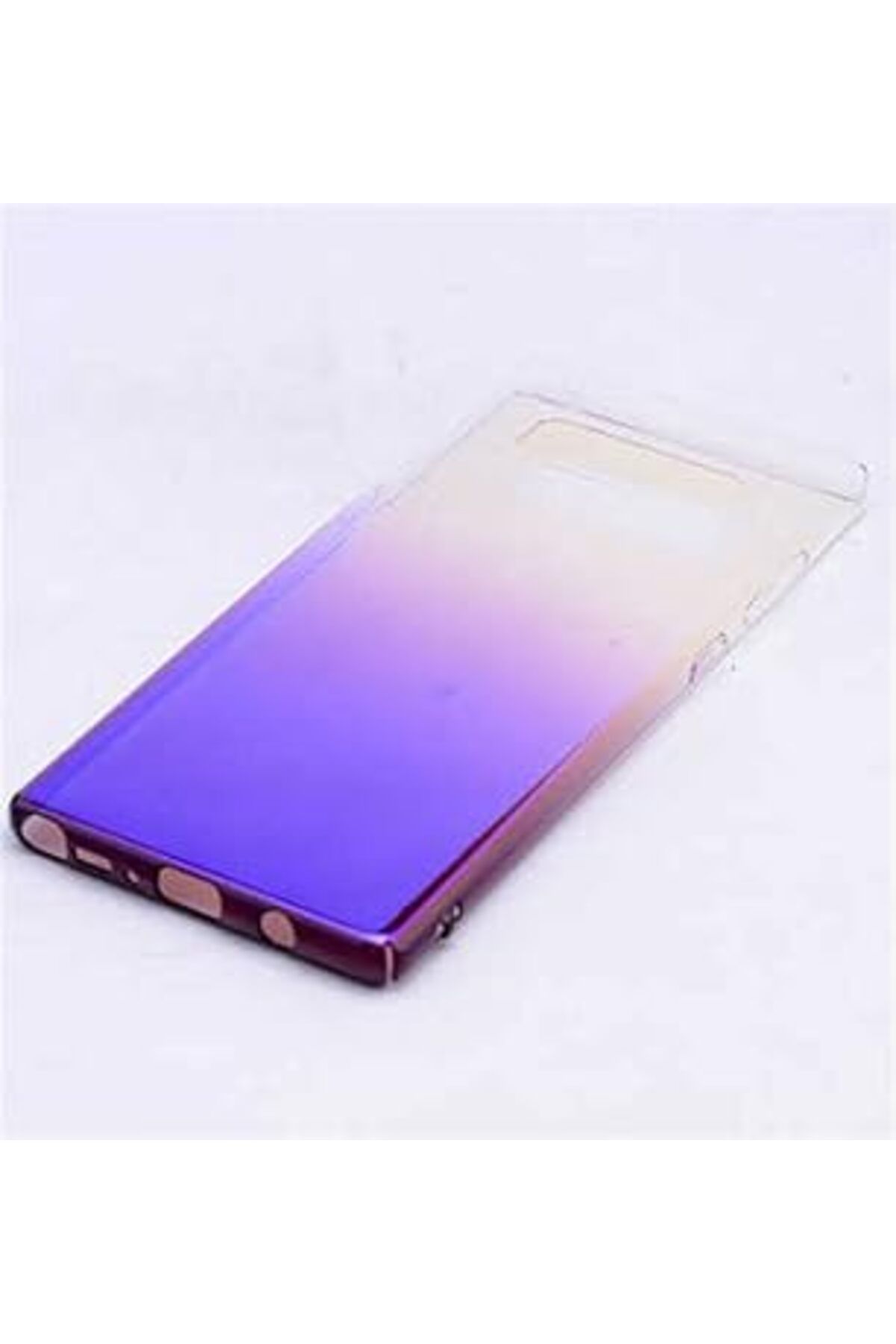 Qedii Zore Renkli Transparan Note 8 Purple Mika Kapak