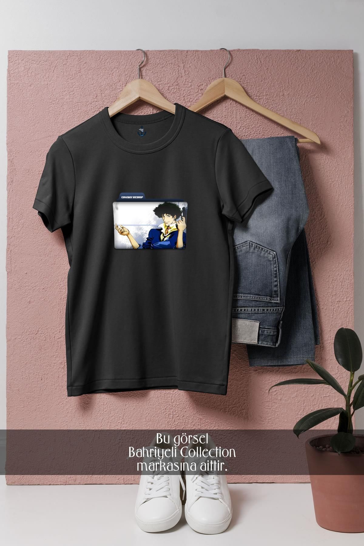 Bahriyeli Collection Oversize Cowboy Bebop Tasarımlı Unisex T-Shirt