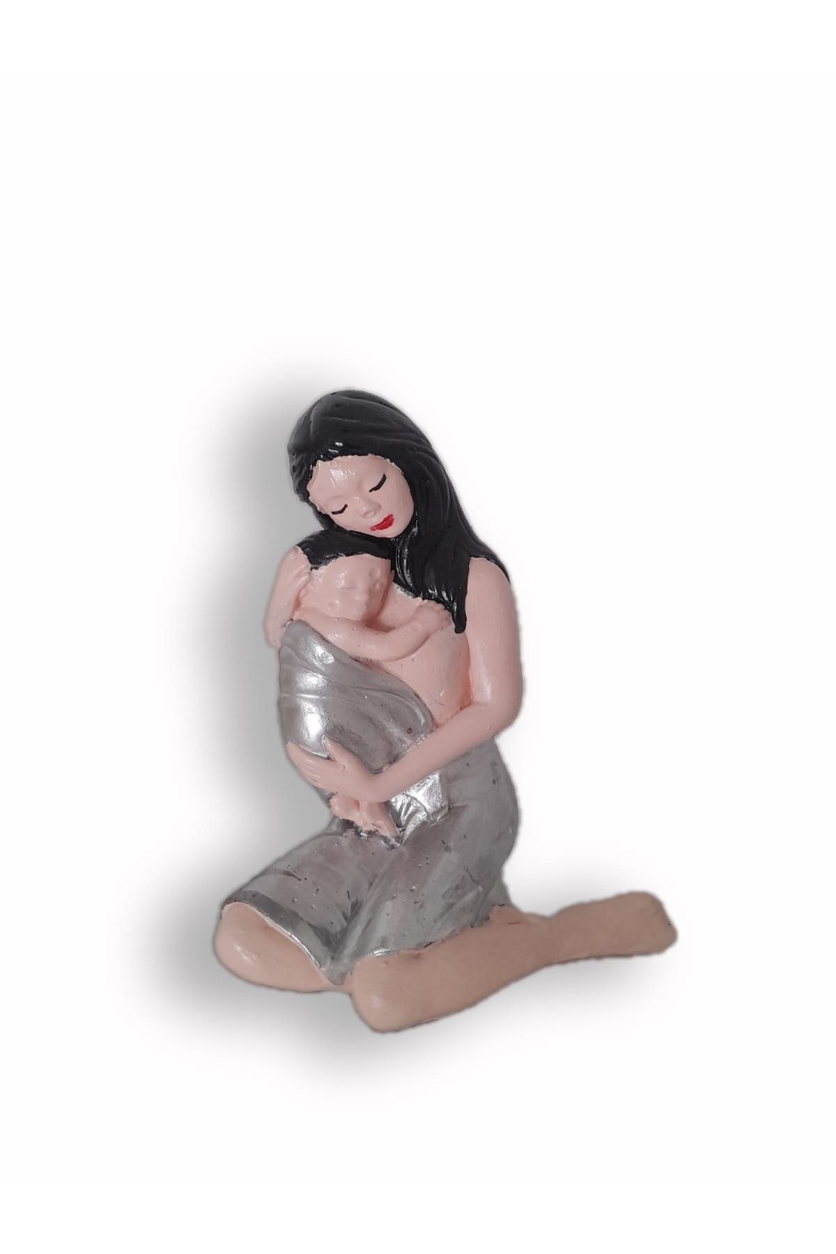 BIBLUNA Anne Kız Dekoratif Alçı Biblo