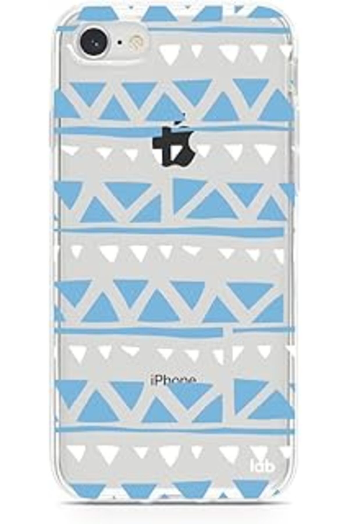 Pazarcan Caseslab Iphone 7/8 "Tribal Waves" Tasarımlı Şeffaf Kılıf