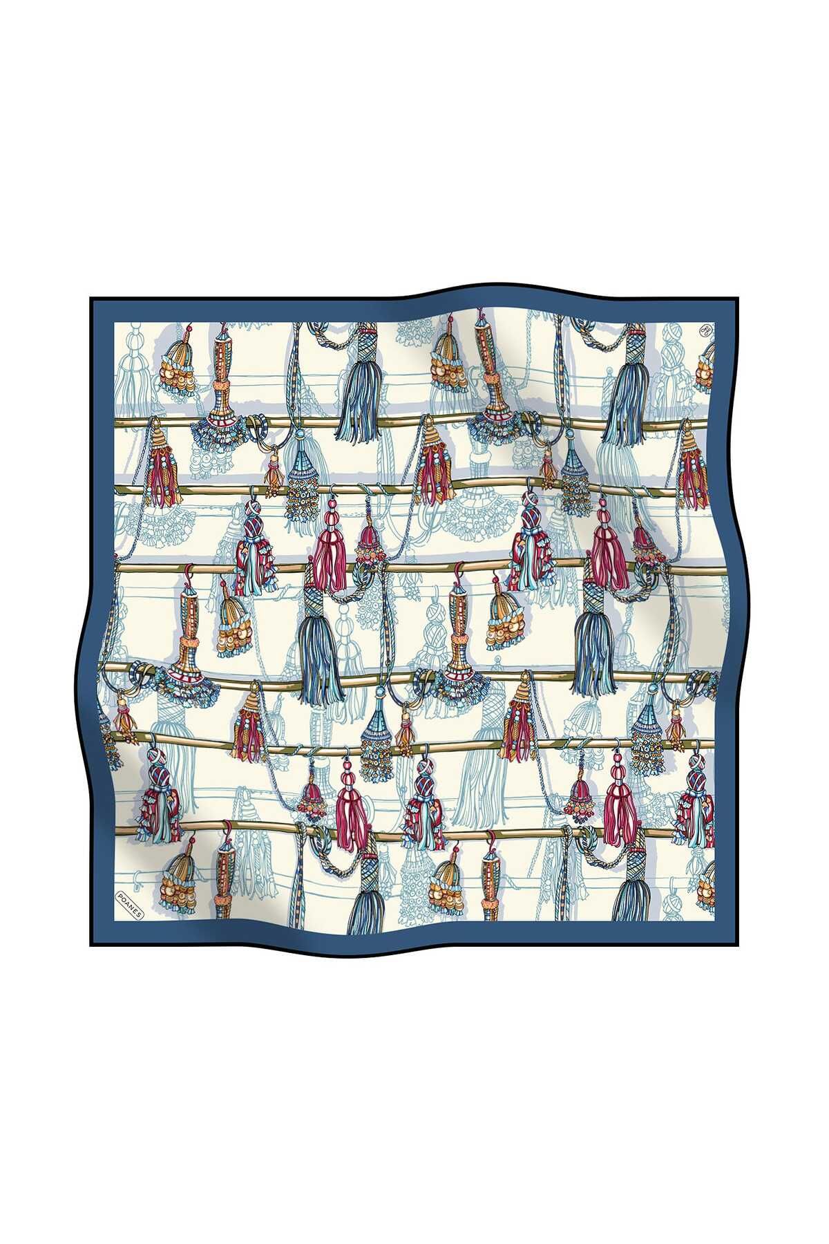 Poanes Poane İpek Twill Eşarp