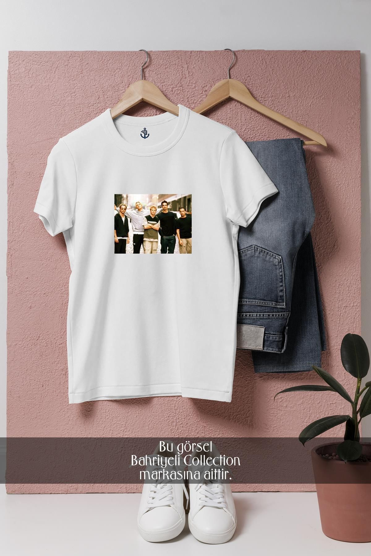 Bahriyeli Collection Oversize Backstreet Boys Picture Tasarımlı Unisex T-Shirt