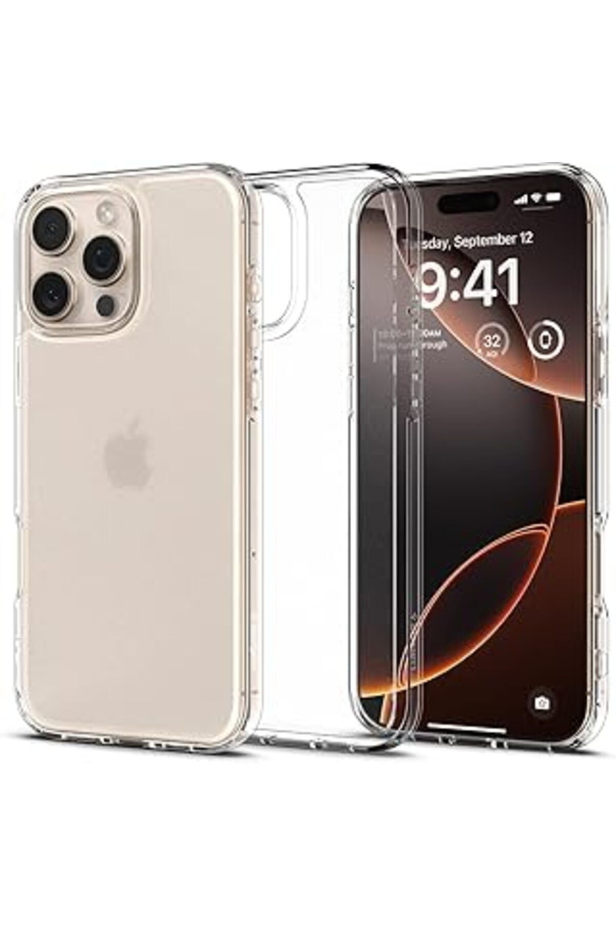 Pazarcan Iphone 16 Pro Max Kılıf Ultra Hybrid Frost Clear - Acs07993