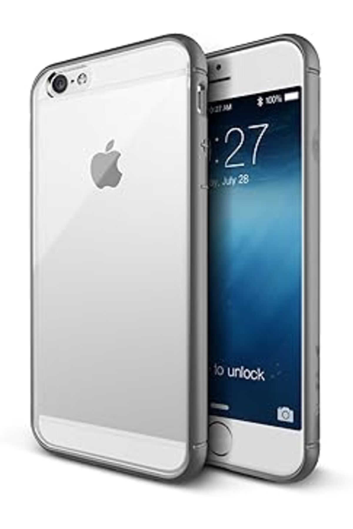 Pazarcan Verus Iphone 6 4.7 Case Crystal Mixx Series Kılıf - Renk : Dark Silver