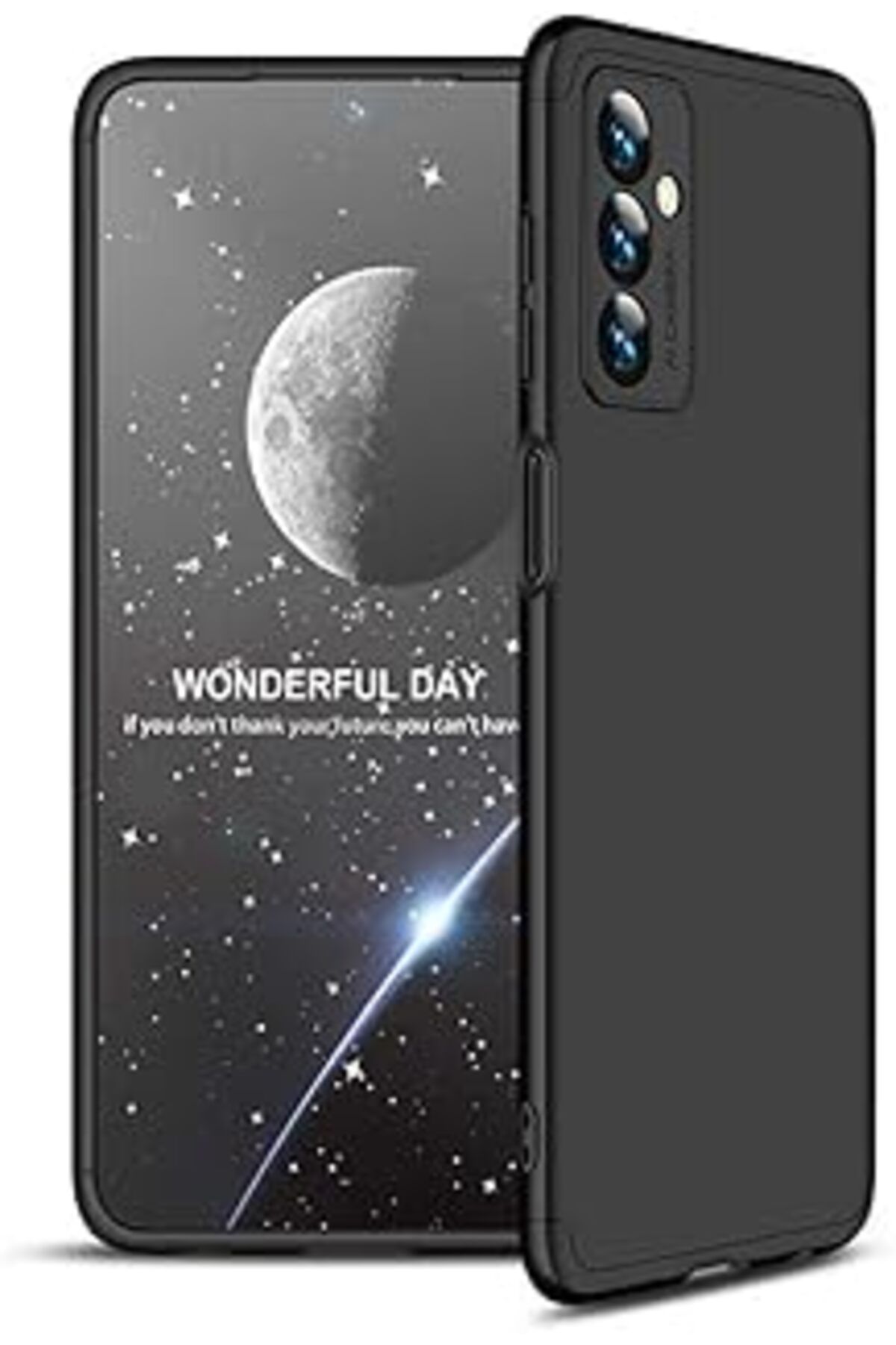 Qedii Zore Galaxy İle Uyumlu M23 Kılıf Ays Kapak, Siyah