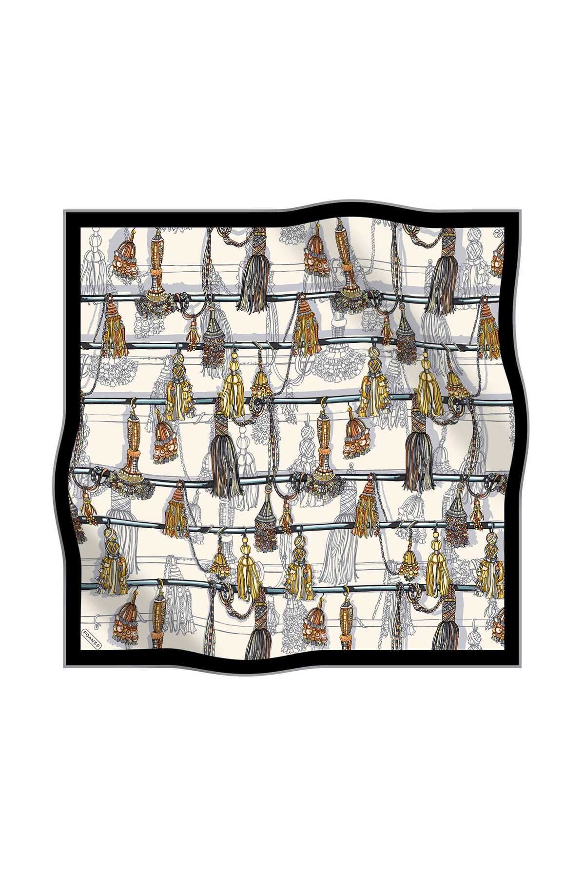 Poanes Poane İpek Twill Eşarp