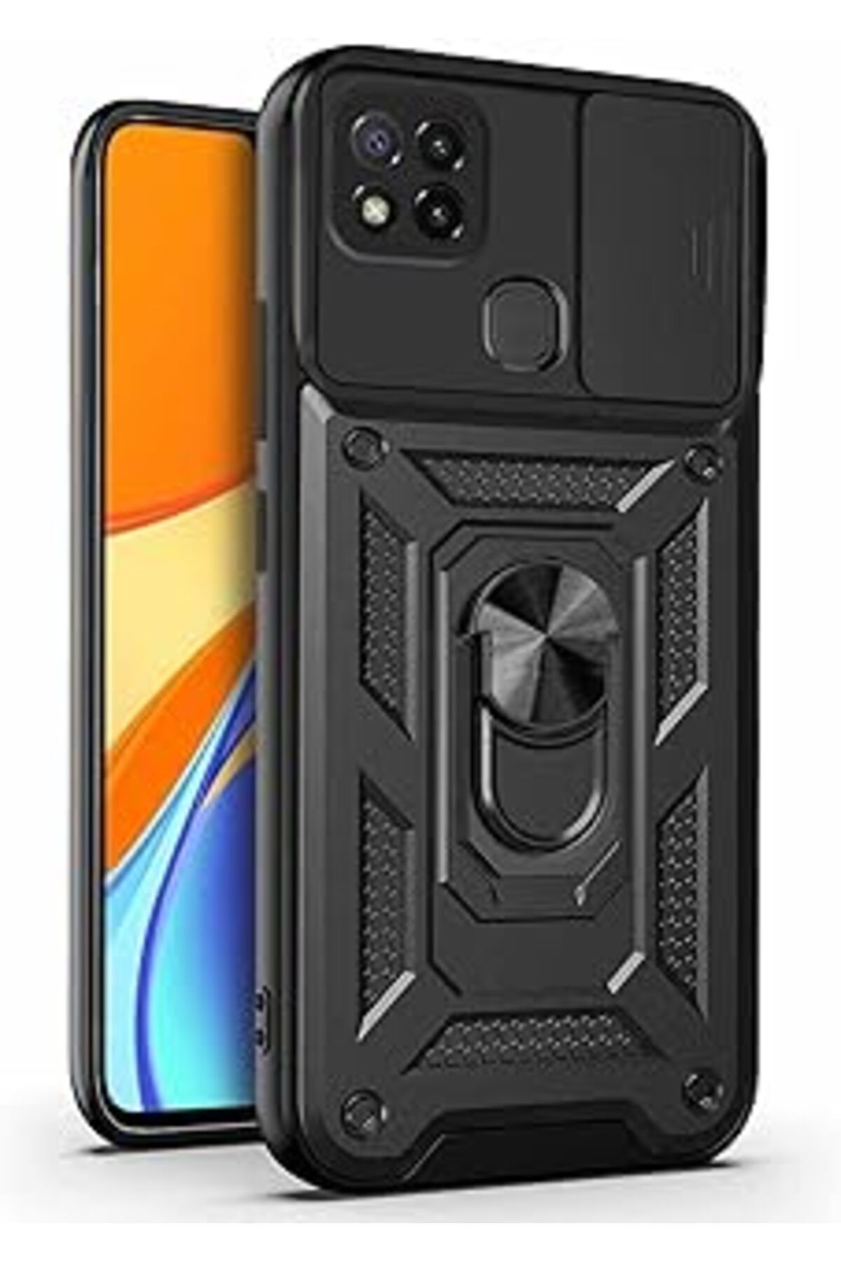 Pazarcan Microsonic Redmi 10A Kılıf Impact Resistant Siyah [Redmi 10A Ile Uyumlu Kılıf - Siyah]