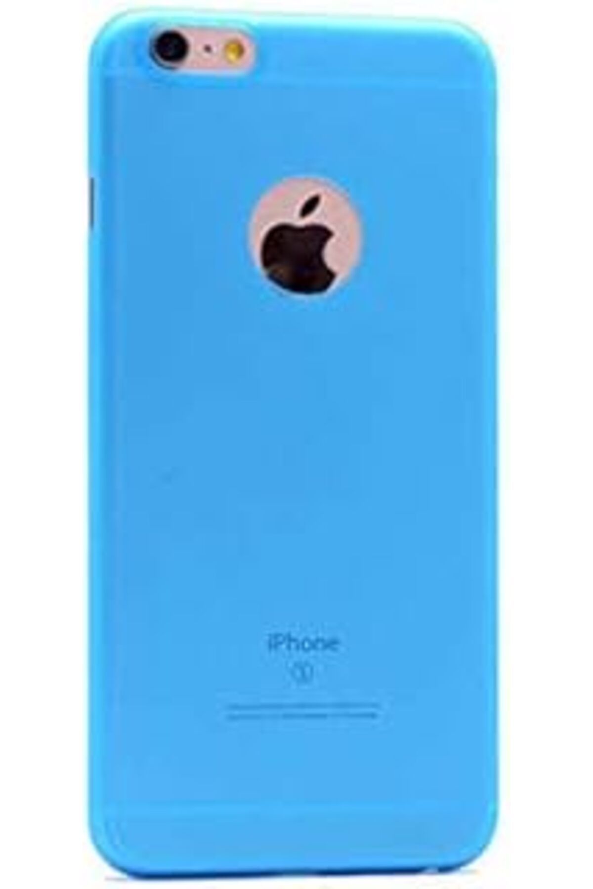Qedii Iphone 5S Uyumlu Mat Yumuşak Ultra Ince Pp Silikon Kılıf (Deniz Mavisi)