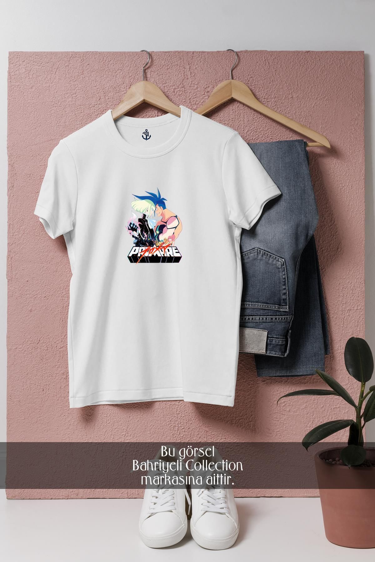 Bahriyeli Collection Oversize Promare Movie Tasarımlı Unisex T-Shirt