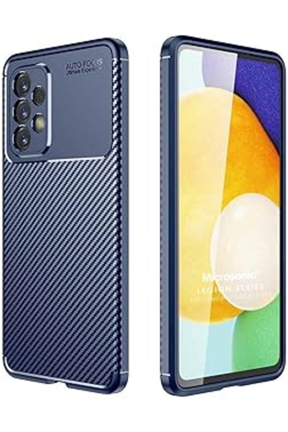 Pazarcan Microsonic Samsung Galaxy A73 5G Için Kılıf Legion Series Lacivert [Galaxy A73 5G Ile Uyumlu Kılıf