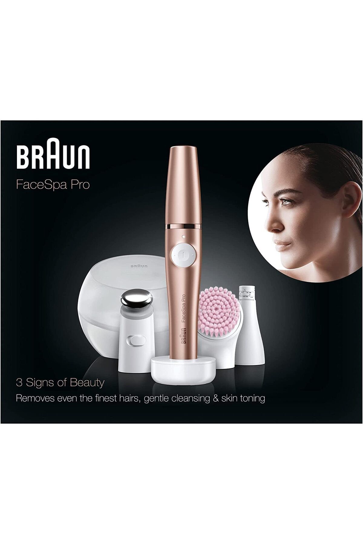 Braun FaceSpa Pro 921 3 in 1 Yüz Epilatörü