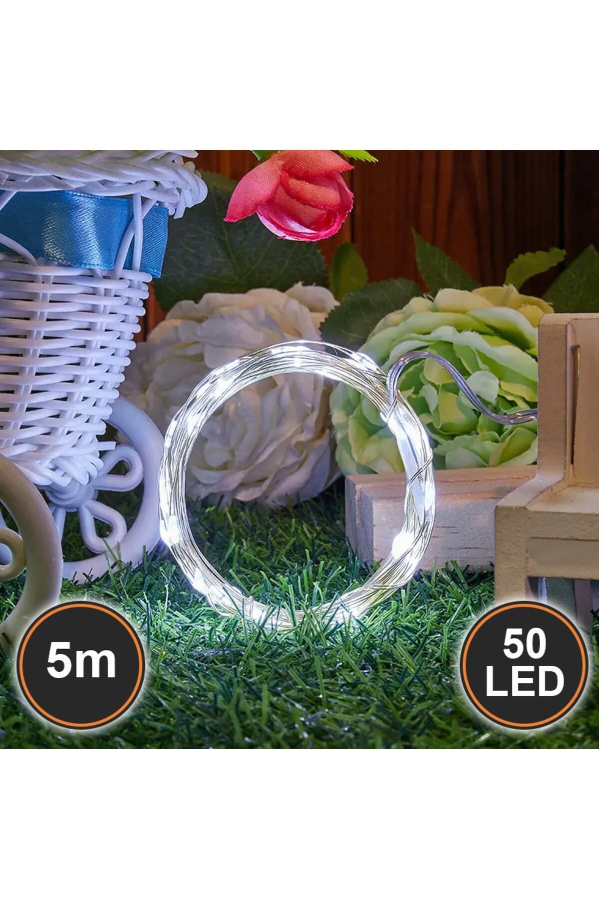 Leddünyası 5 Metre Peri Led Beyaz Animasyonlu