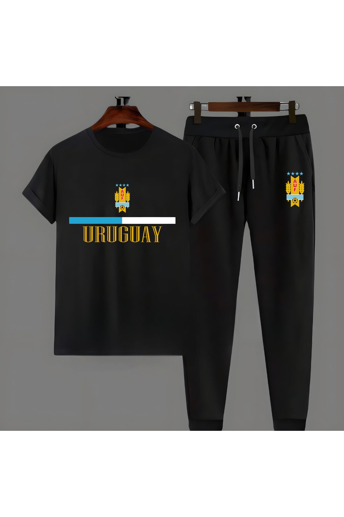 Biy Store Uruguay milli takım forma unisex tişört kısa kollu t-shirt eşofman takımı