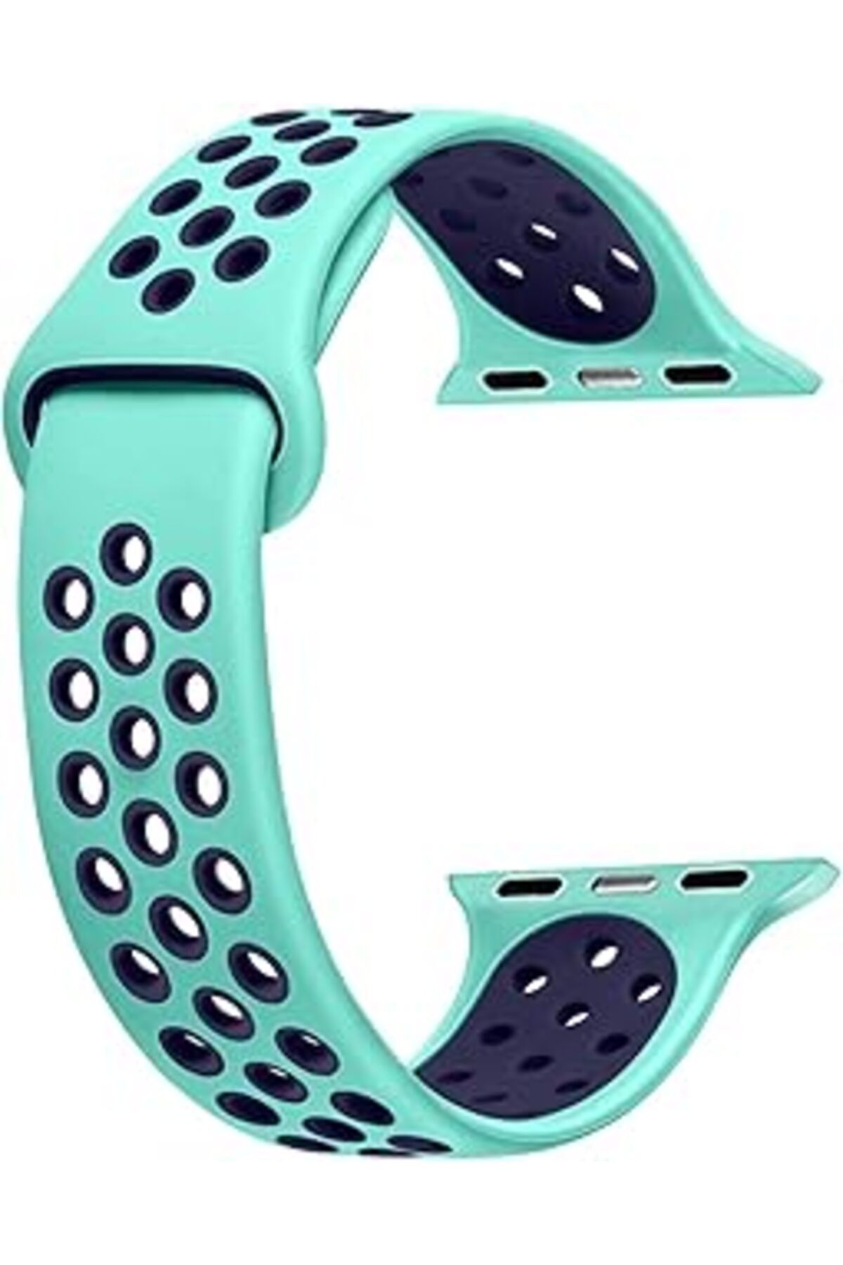 Karachil Caseup Apple Watch 1 42Mm, Caseup Silicone Sport Band Nil Yeşili