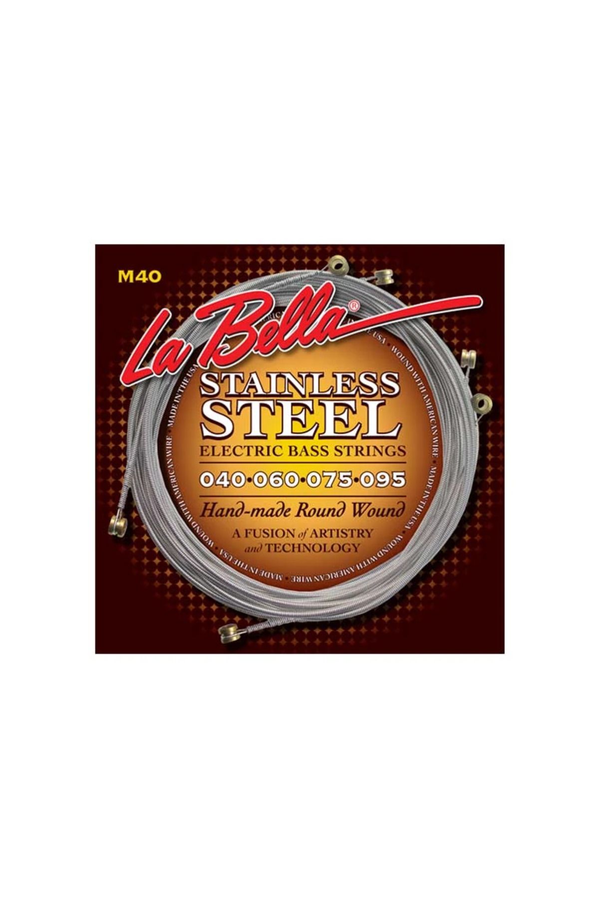 noip Gitar Aksesuar Bas Tel Labella 4 Telli LB-M40 40-95 (7474)