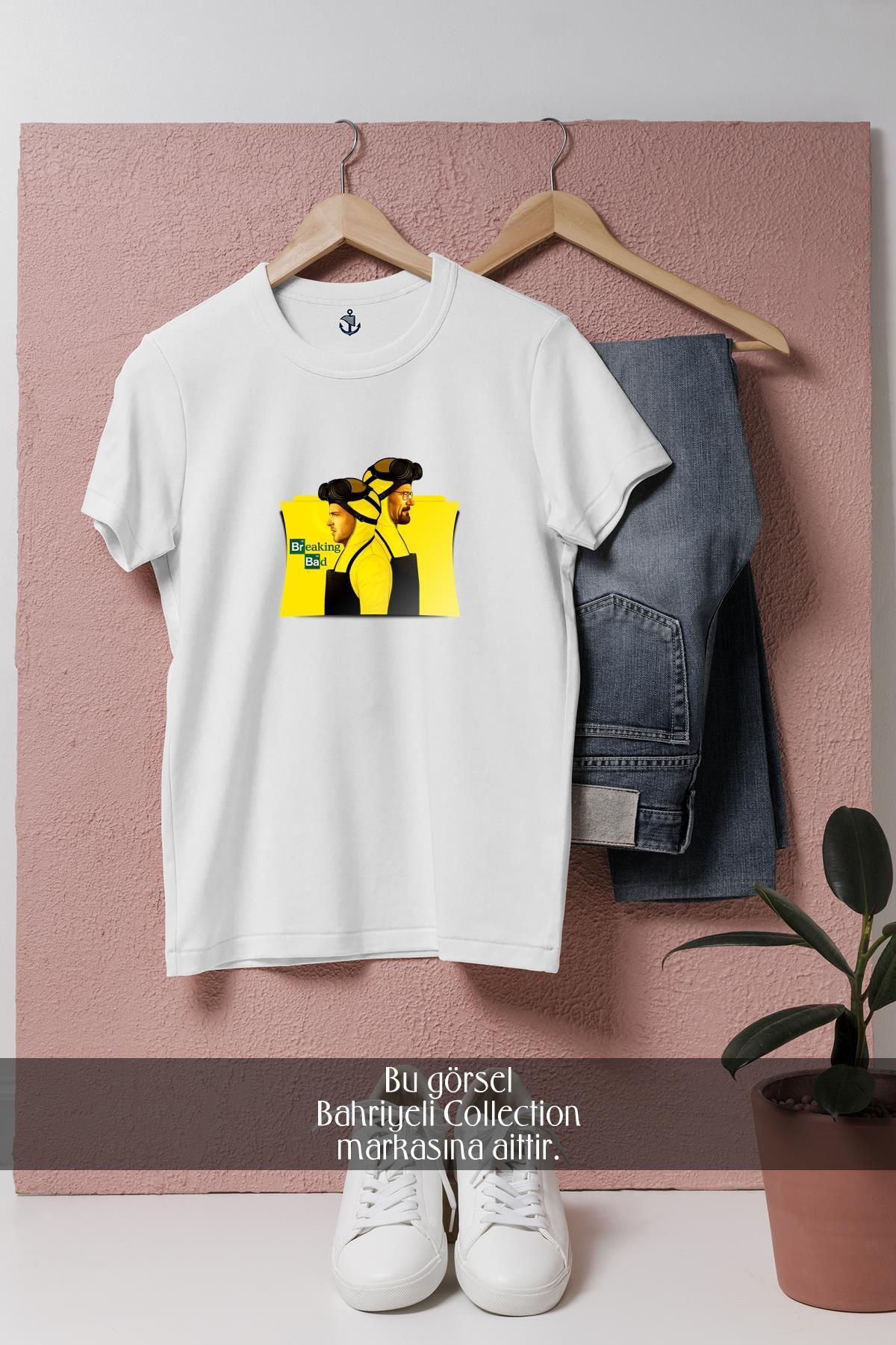 Bahriyeli Collection Oversize Breaking Bad Yabancı Dizi Tasarımlı Unisex T-Shirt