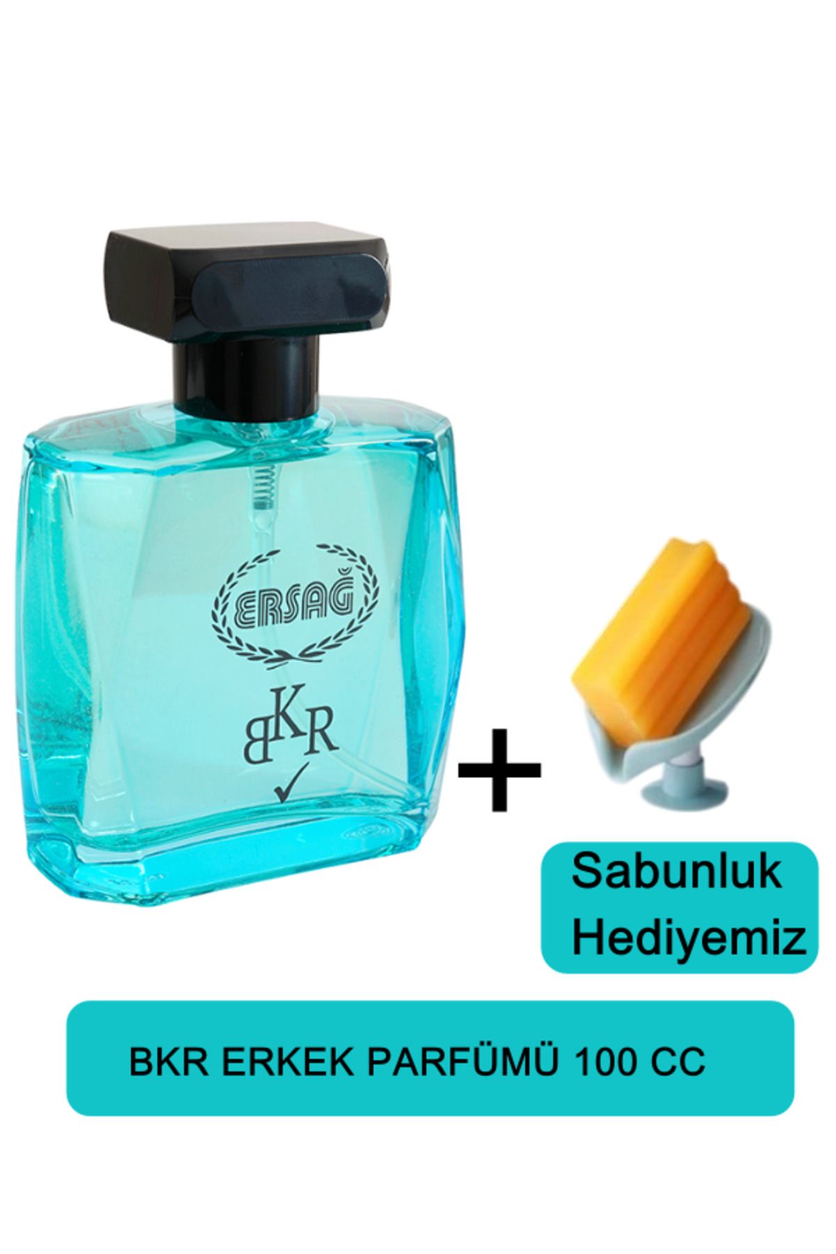 Ersağ BKR Erkek Parfüm 100cc - Sabunluk Hediyemiz 1008-04