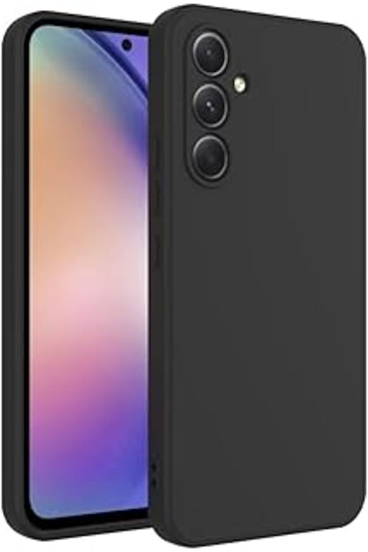 Pazarcan Happy Trend Galaxy A16 Uyumlu Lansman Liquid Silicone Kılıf Şok Emici Full Kasa Koruma Sağlayan Kıl