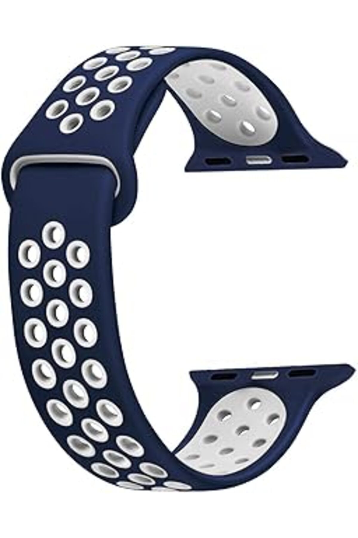 Karachil Caseup Apple Watch 1 42Mm, Caseup Silicone Sport Band Prusya Mavisi