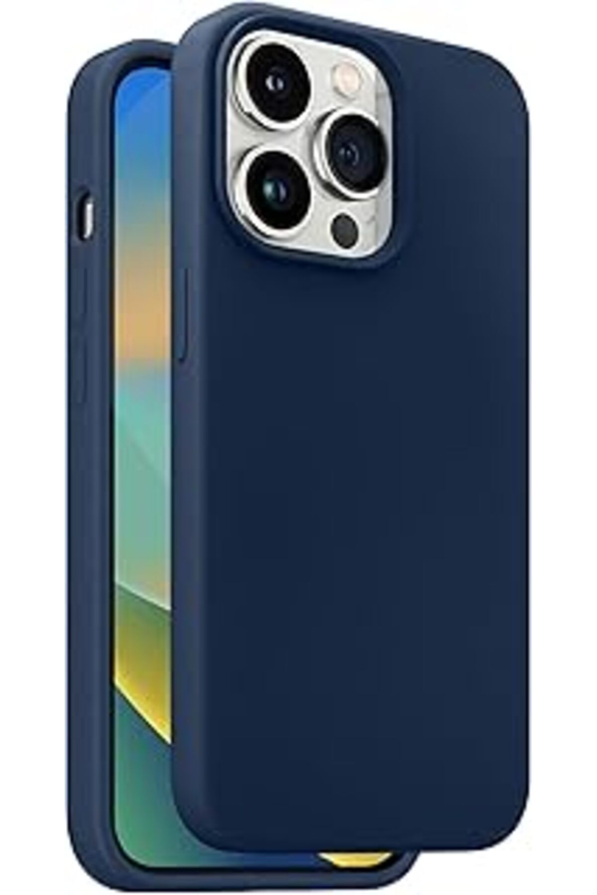 Pazarcan Teknoft Iphone 13 Pro İle Uyumlu İçi Yumuşak Kadife Dokulu Şok Emici Tam Koruma Sağlayan Lansman Li