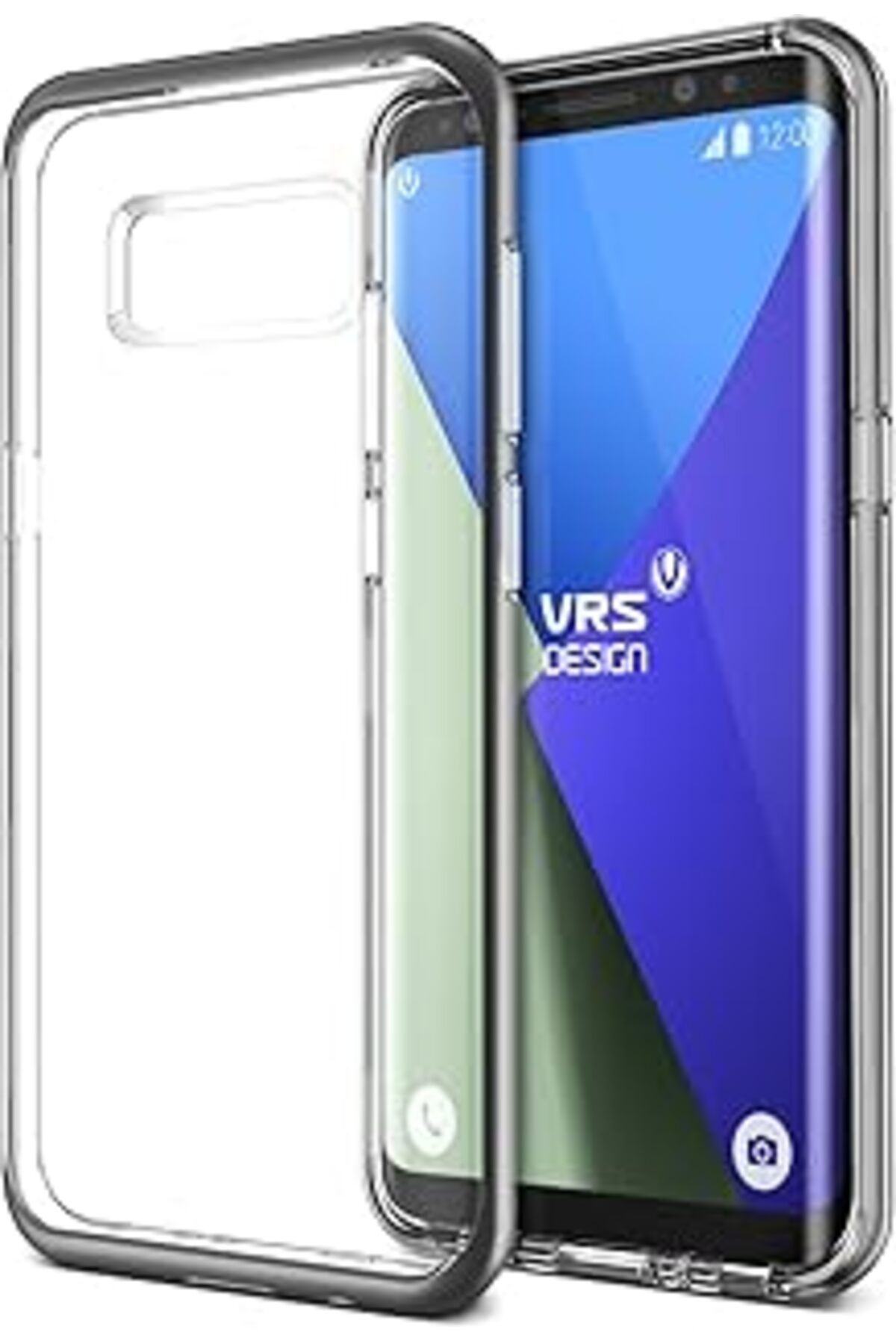 Pazarcan Vrs Design Vrs85527 Vrs Galaxy S8 Plus Crystal Bumper Kılıf Dark Silver