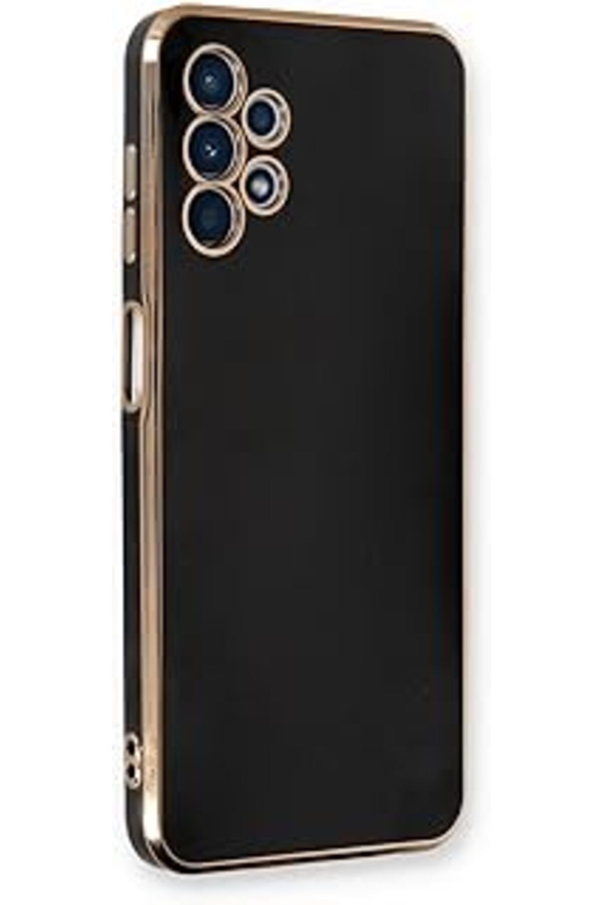 Karachil Microsonic Samsung Galaxy A13 4G Için Kılıf Olive Plated Siyah [Galaxy A13 4G Ile Uyumlu Kılıf - Si