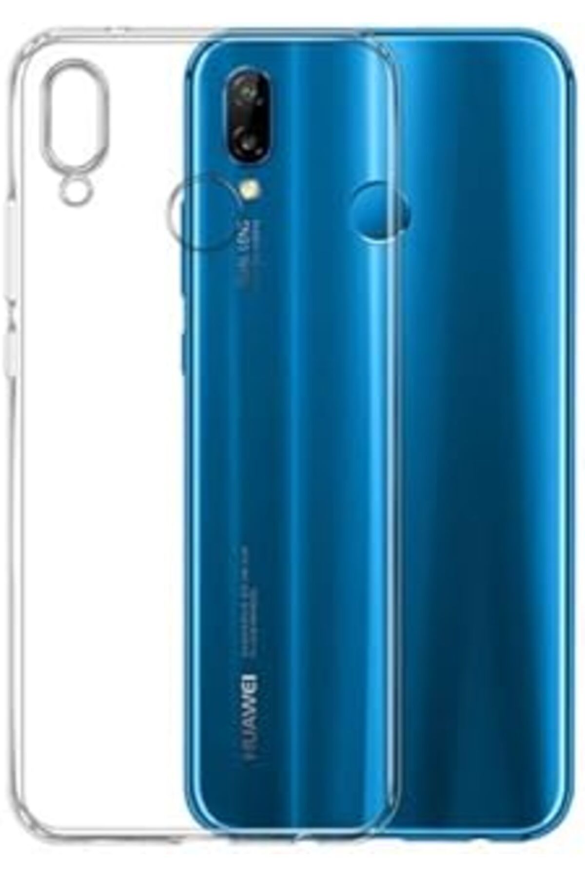 Karachil Melefoni Huawei P20 Lite Kılıf İnce Şeffaf Silikon Kılıf