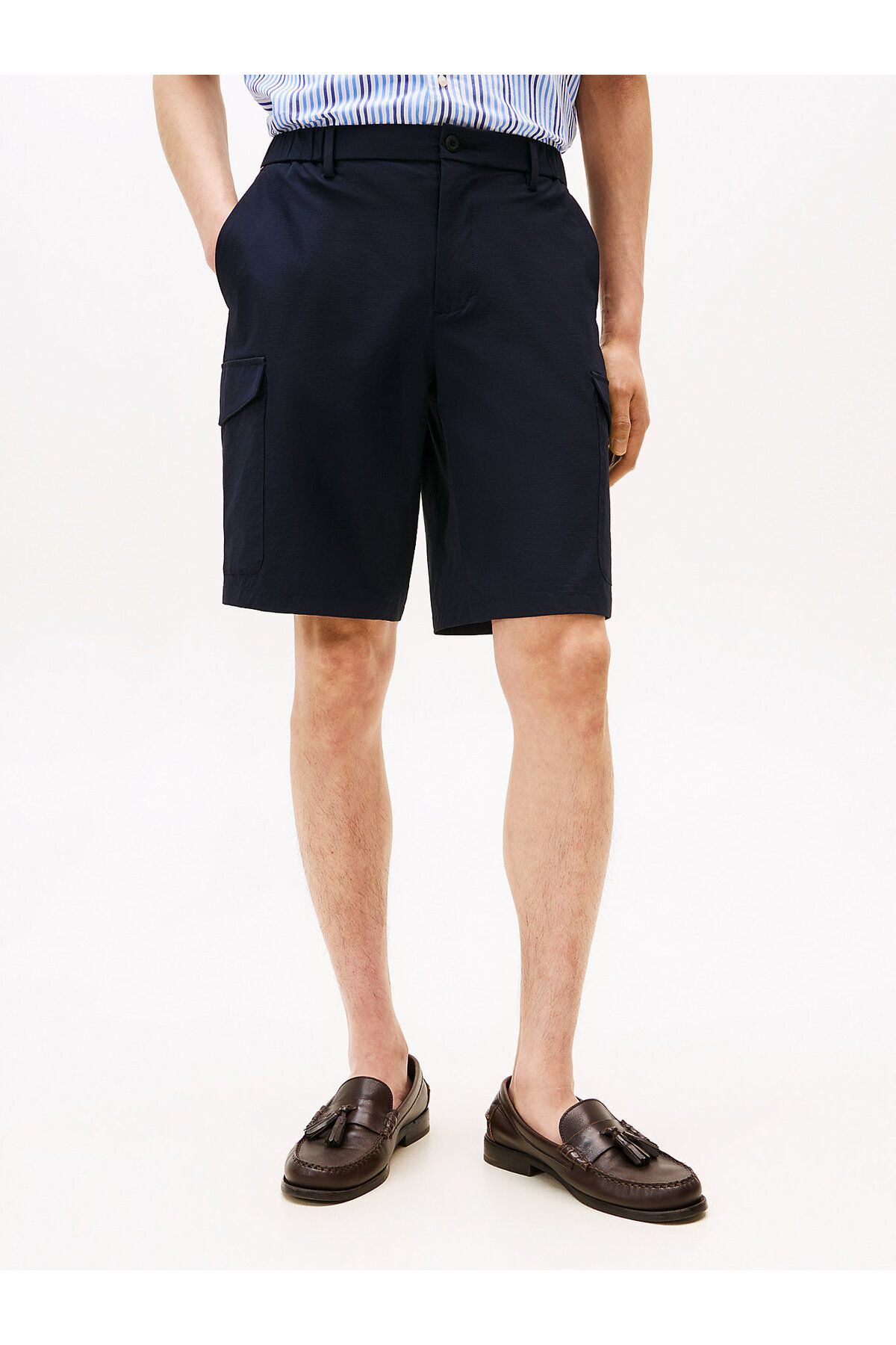 Tommy Hilfiger Performance Harlem Ripstop Relaxed Cargo Shorts