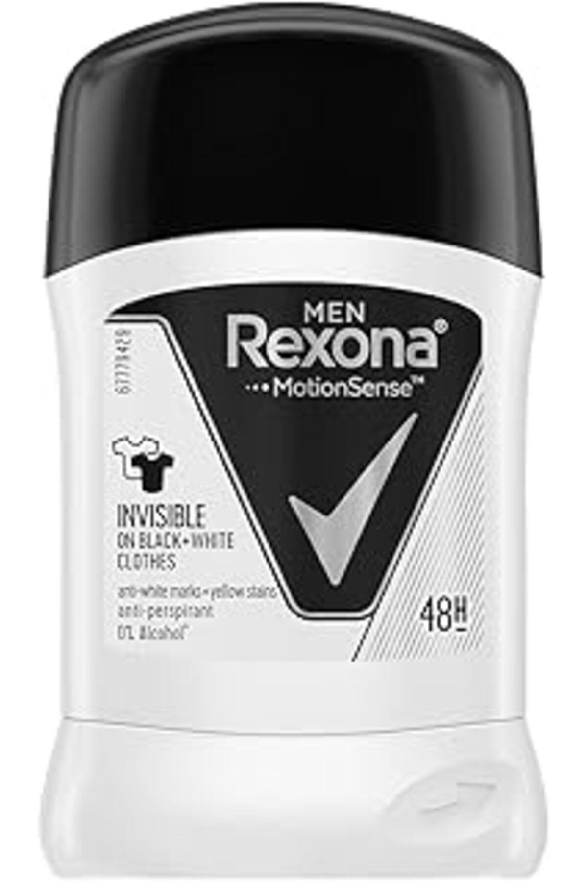 Karachil Rexona Men Erkek Anti-Perspirant Stick Deodorant Invisible Black And White 50 Ml 1 Adet
