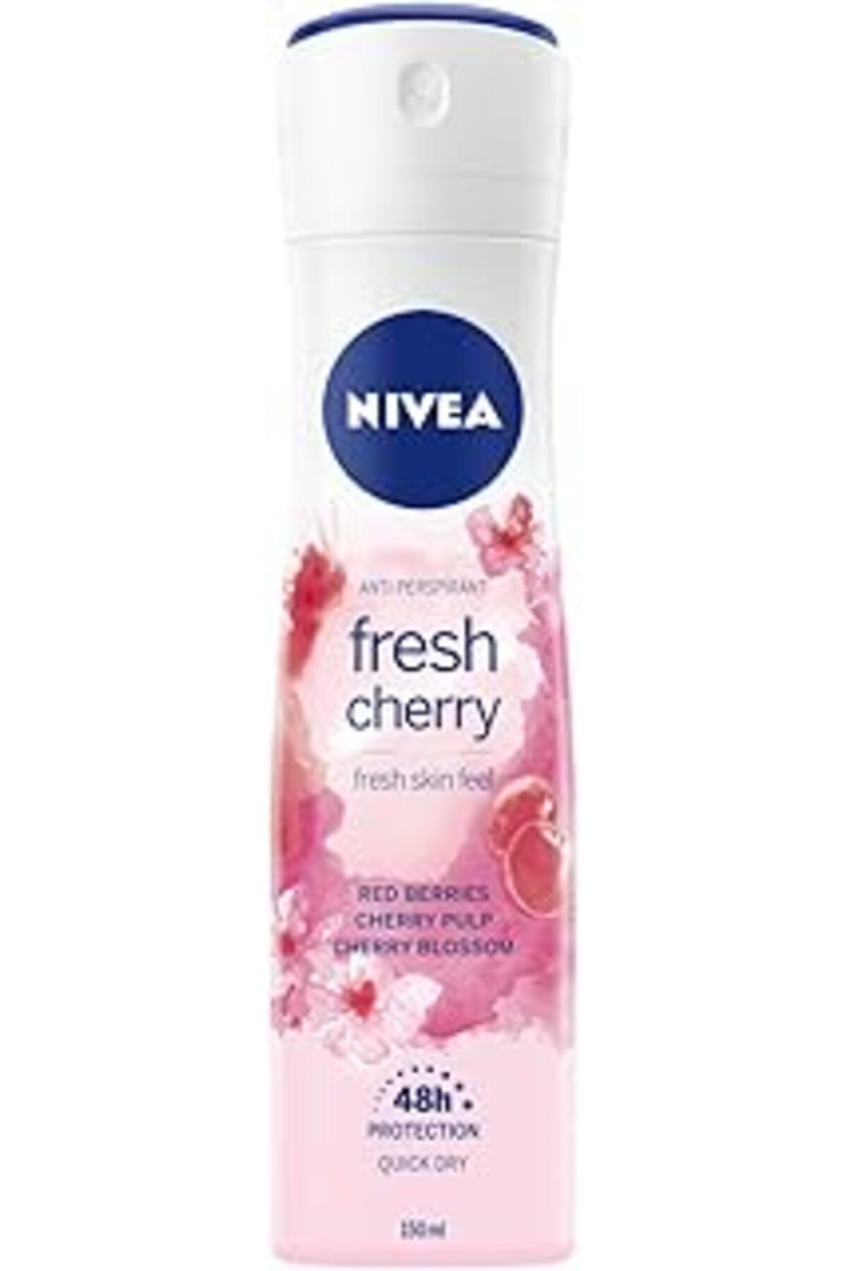 Karachil Kadın Sprey Deodorant Cherry Fresh 150 Ml, 48 Saat Anti-Perspirant Koruma