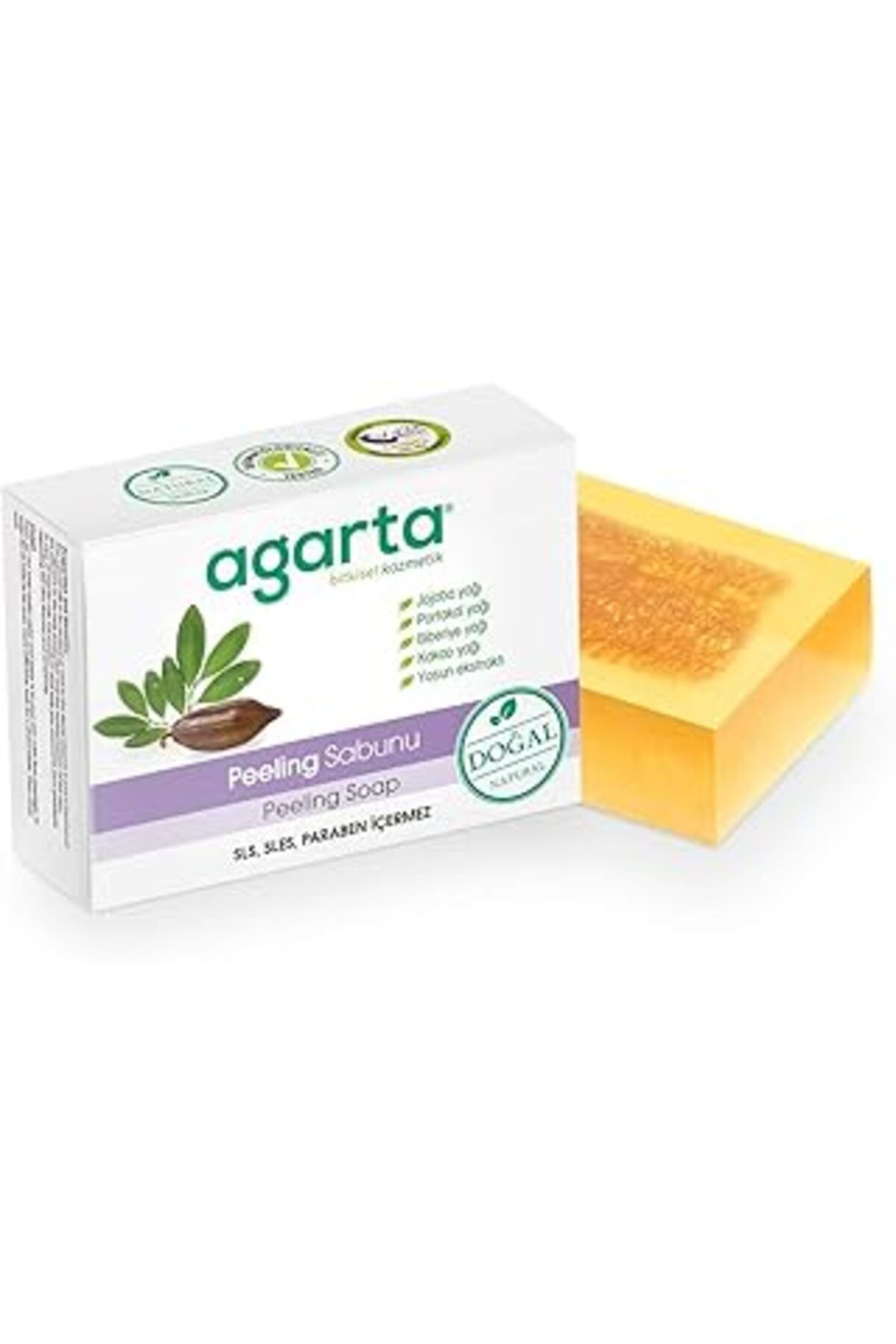 Mu Art Ahşap Agarta El Yapimi Doğal Selülit Ve Peeling Sabunu 150gr