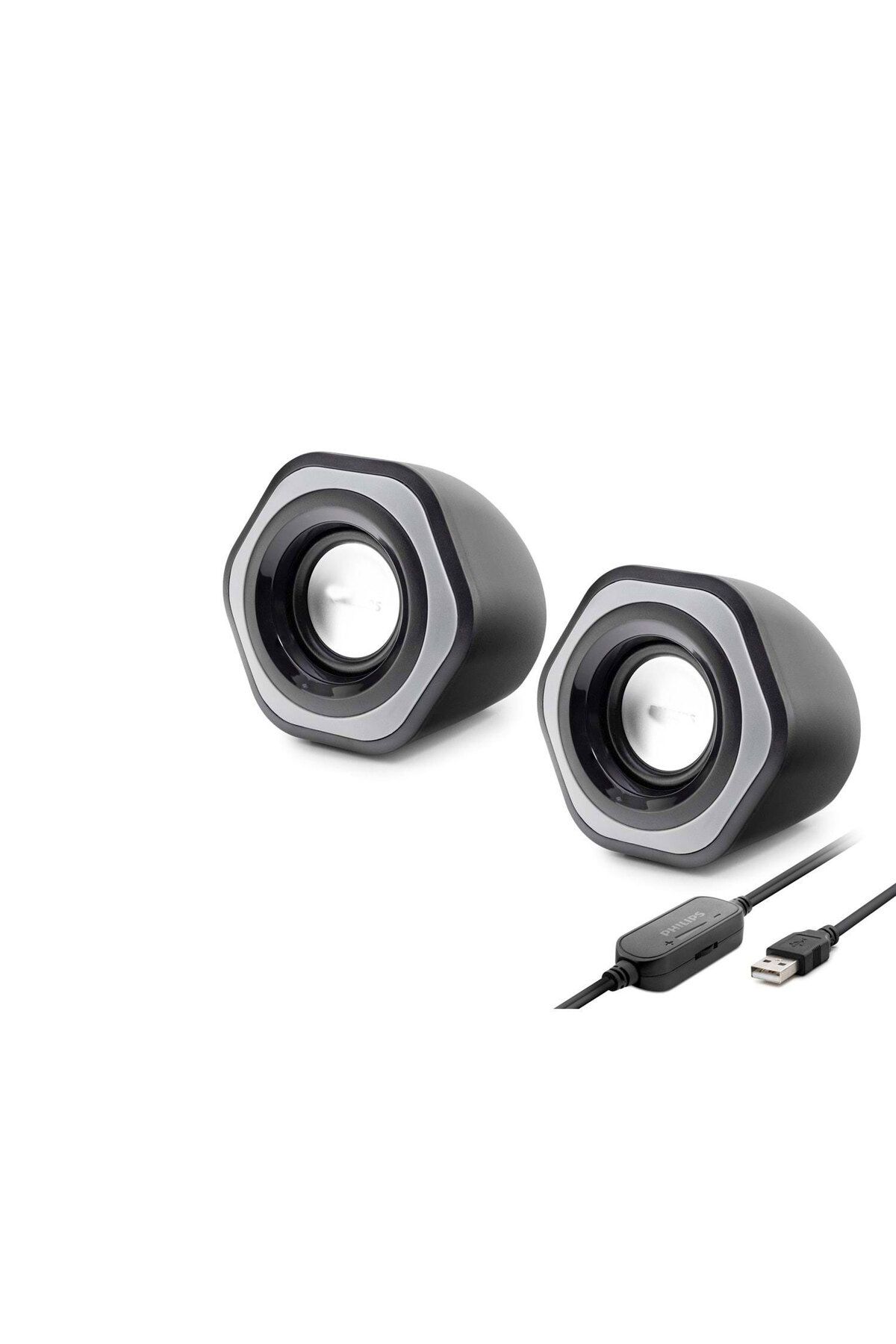 Skygo Bilgisayar Hoparlörü 1+1 Usb + 3.5 Mm + Ses Kontrol Siyah SPA2209