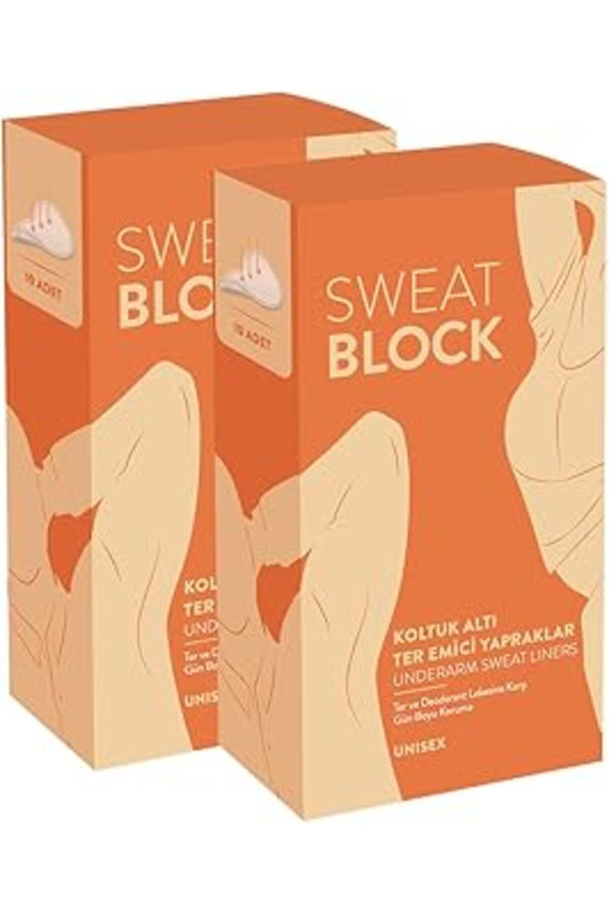 Karachil Sweat Block Koltuk Altı Ter Pedi Ter Emici Yapraklar 2'Li Set